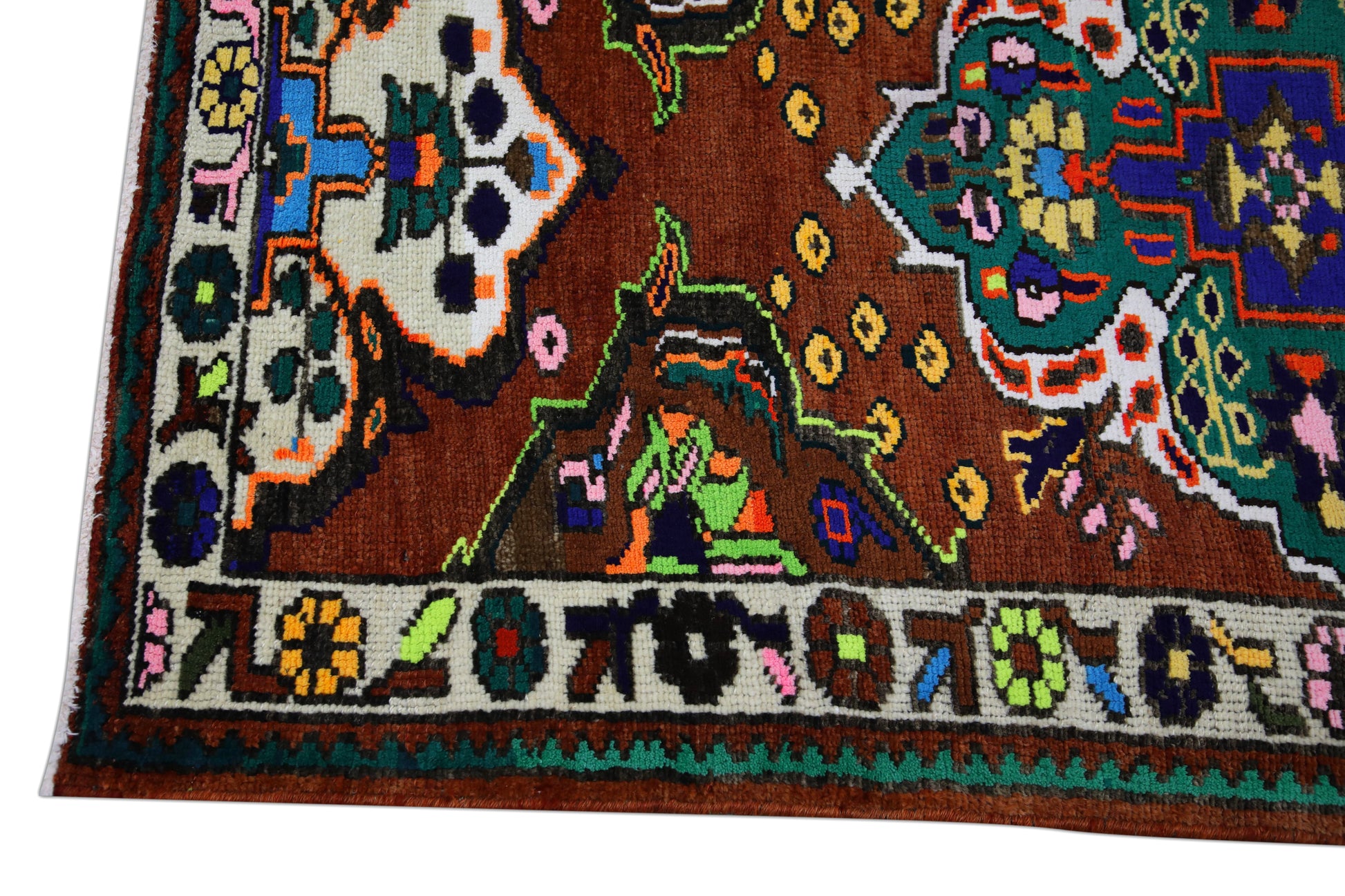 Turkish Vintage Anatolian Rug  3'5" x 11' #227