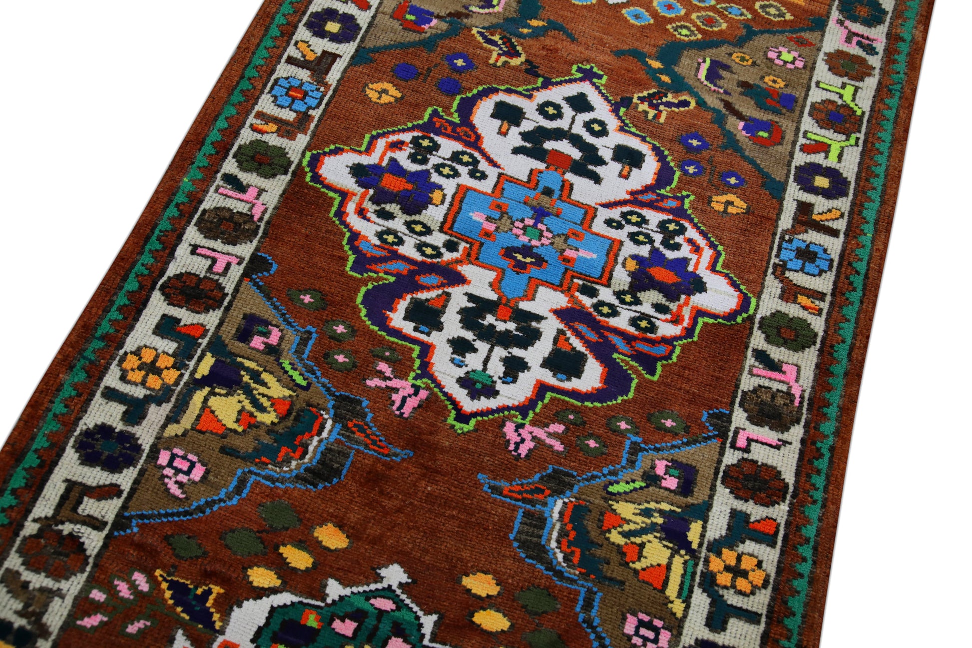 Turkish Vintage Anatolian Rug  3'5" x 11' #227