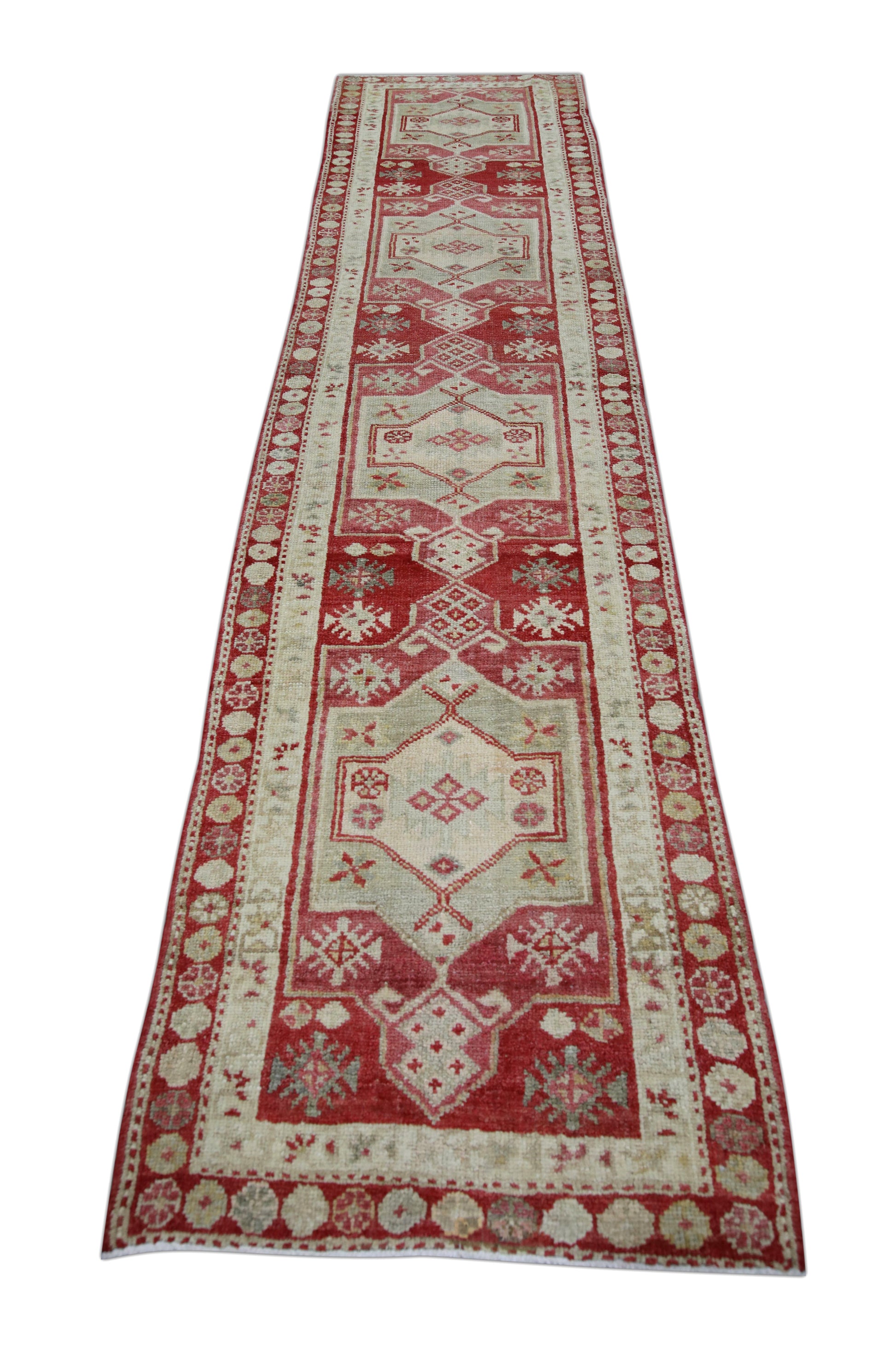 Turkish Vintage Anatolian Rug  3' x 12'7" #232