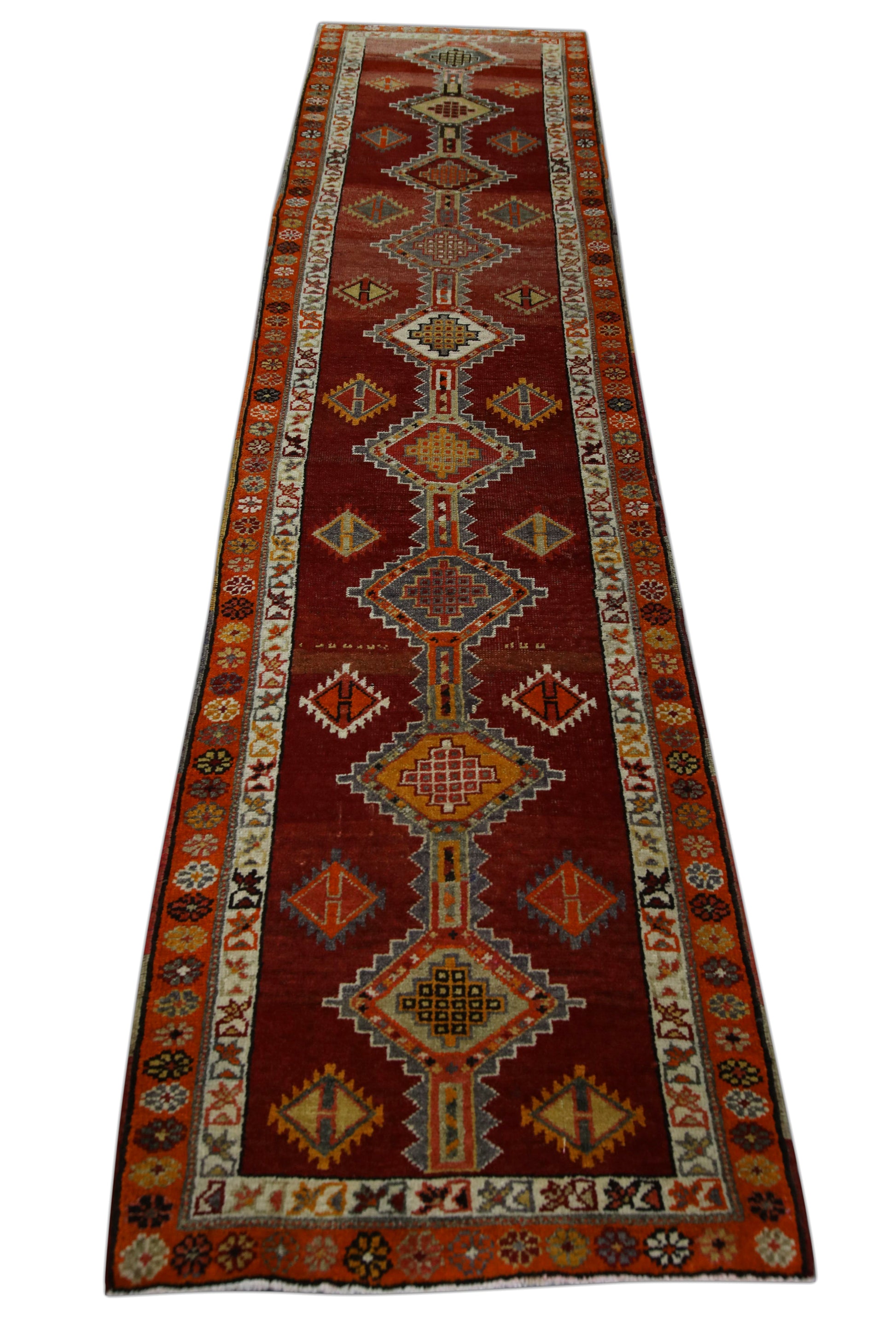 Turkish Vintage Anatolian Rug  2'9" x 11'10" #339