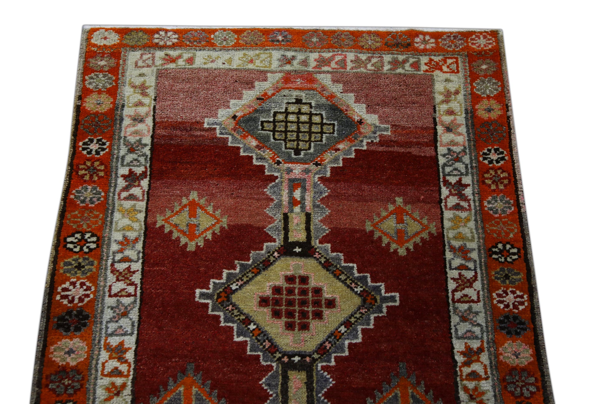 Turkish Vintage Anatolian Rug  2'9" x 11'10" #339