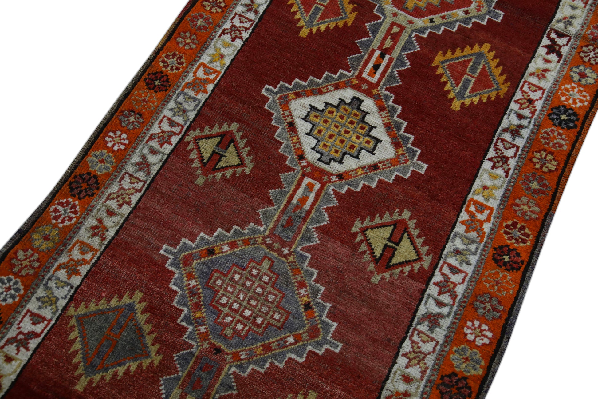 Turkish Vintage Anatolian Rug  2'9" x 11'10" #339