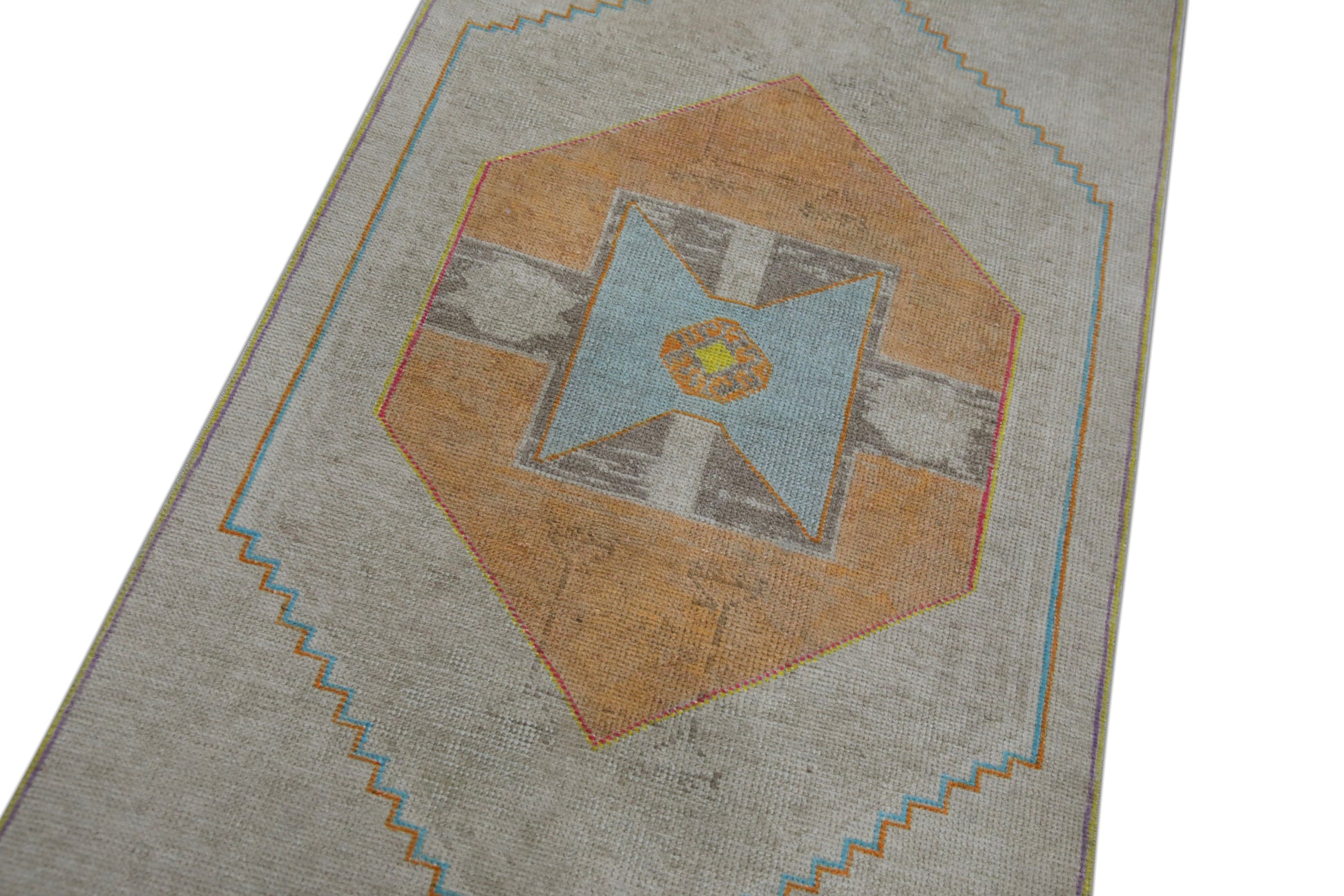 Turkish Vintage Anatolian Rug  3' x 14' #341