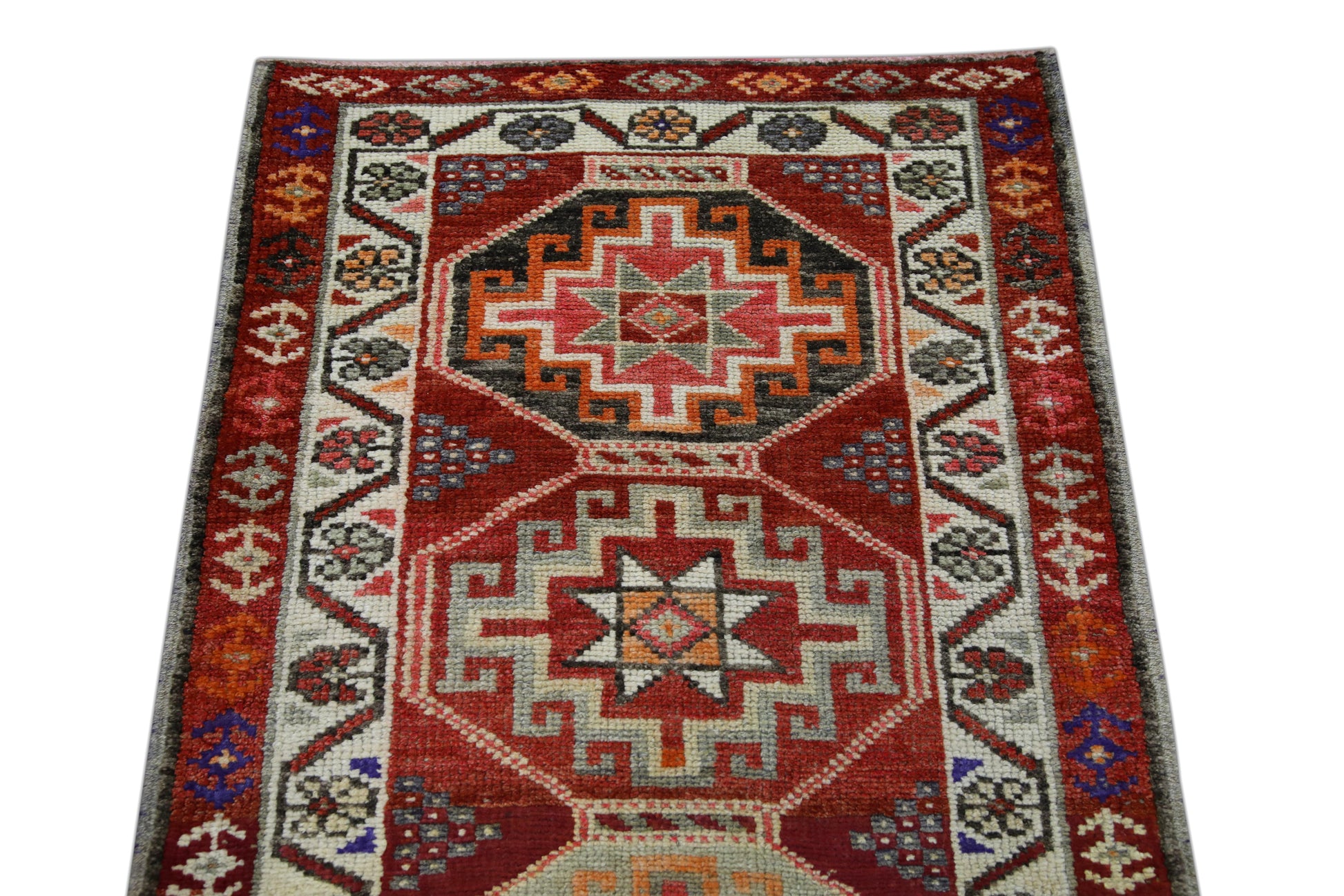 Turkish Vintage Anatolian Rug  2'9" x 12'8" #291