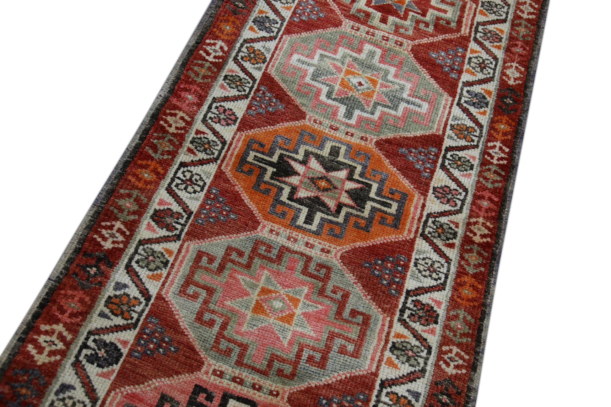 Turkish Vintage Anatolian Rug  2'9" x 12'8" #291