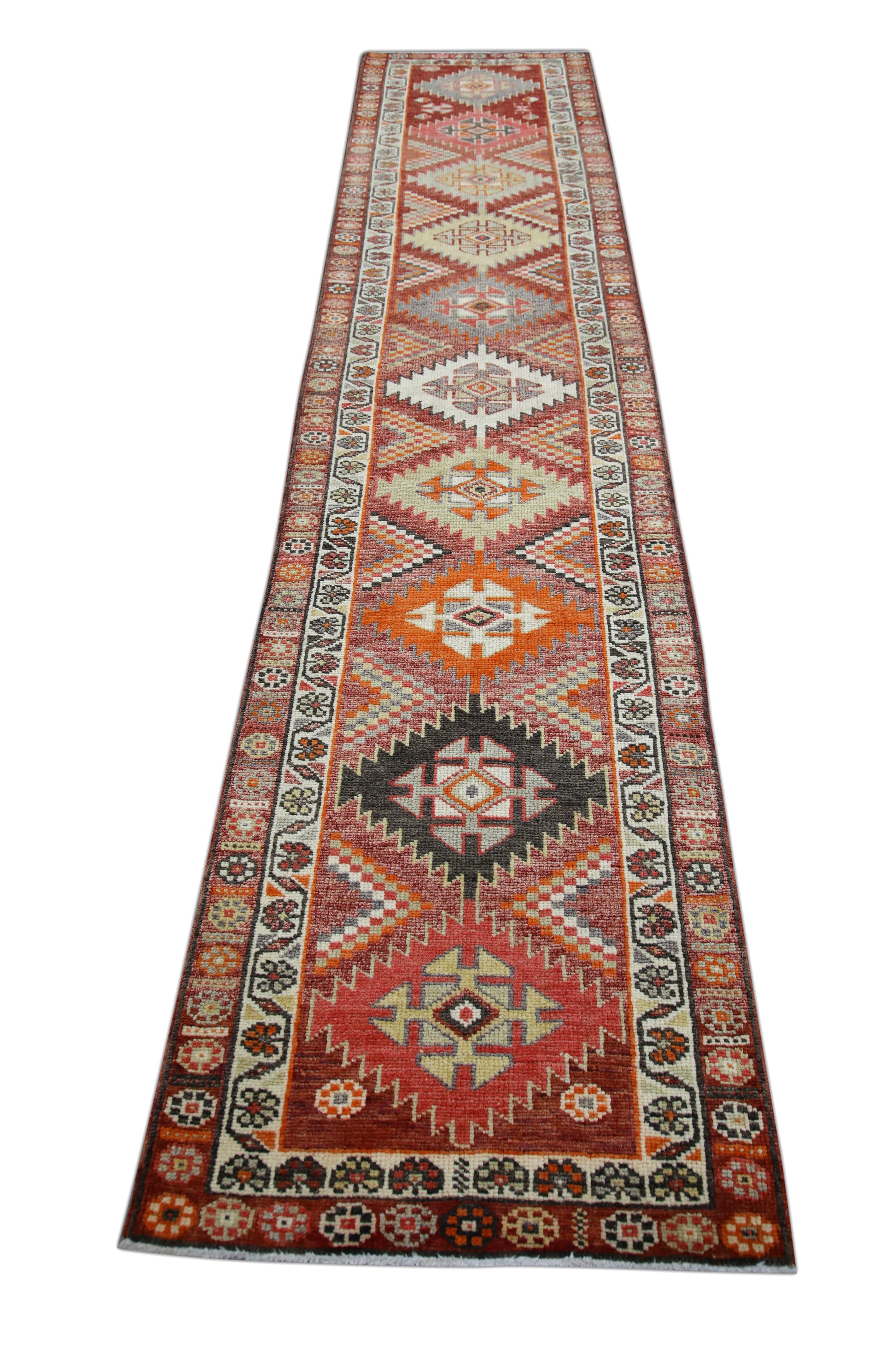 Turkish Vintage Anatolian Rug  2'10" x 12'10" #116