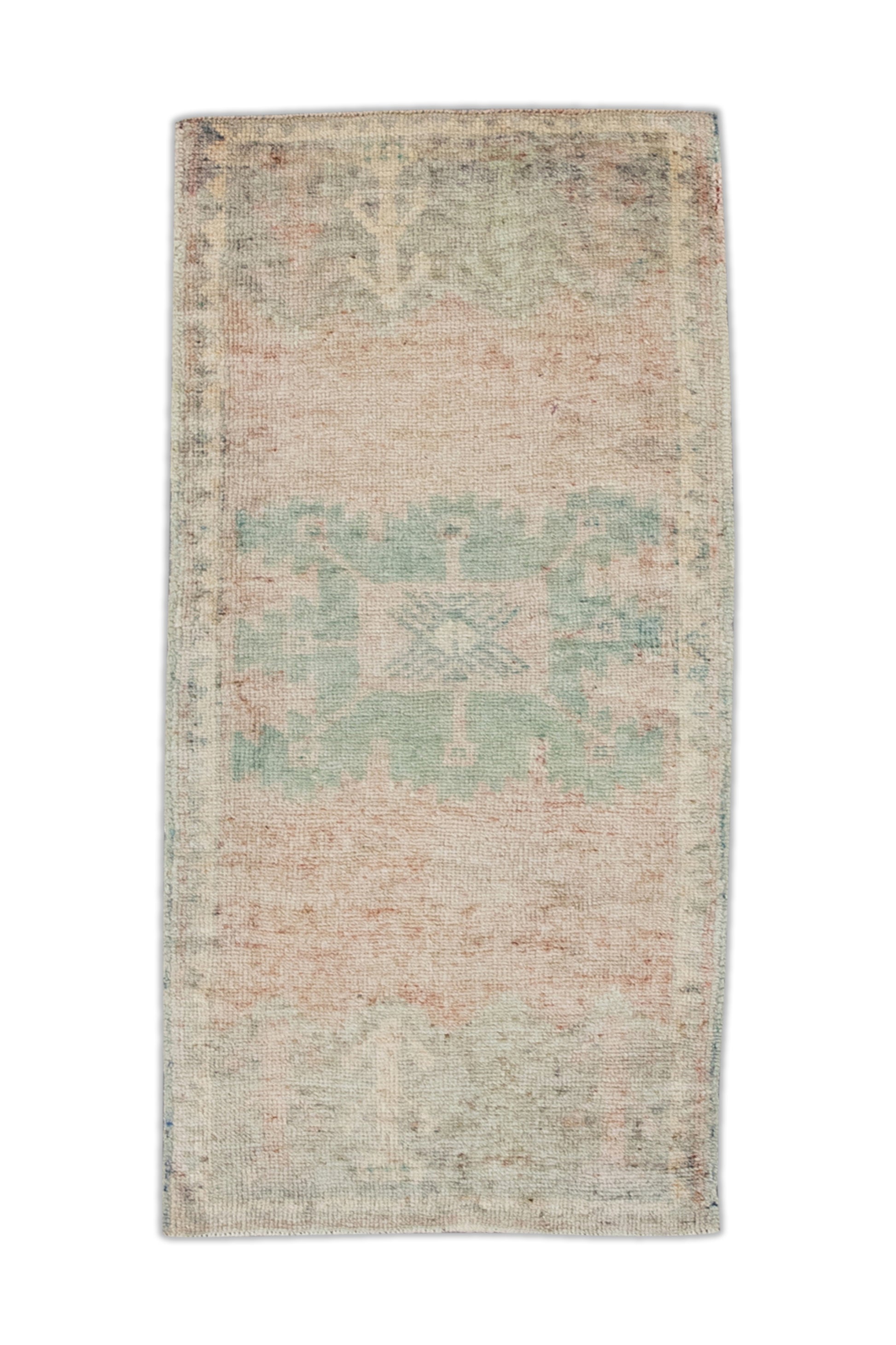 Oriental Hand Knotted Vintage Turkish Mini Rug 1'6" x 3'5" #8803