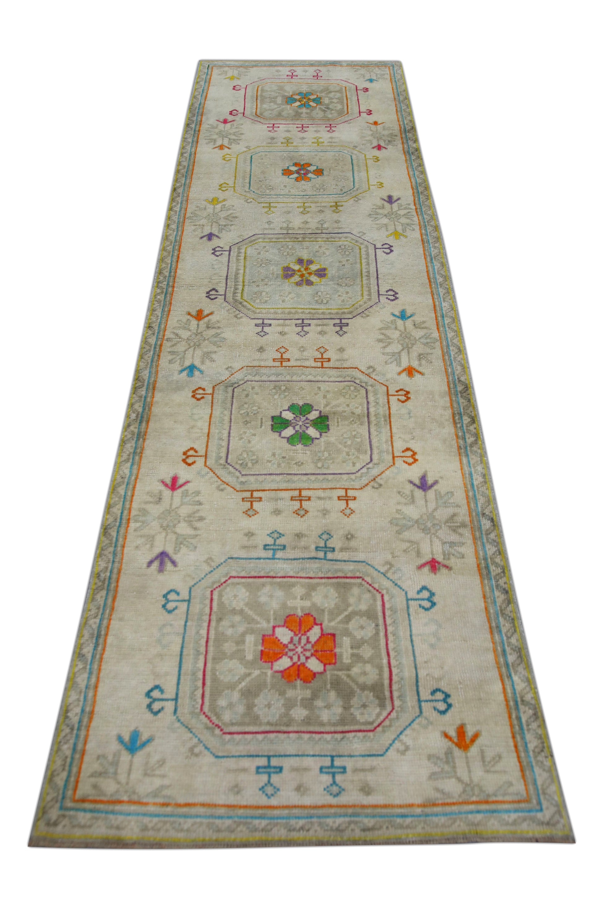Turkish Vintage Anatolian Rug  3' x 10'7" #219
