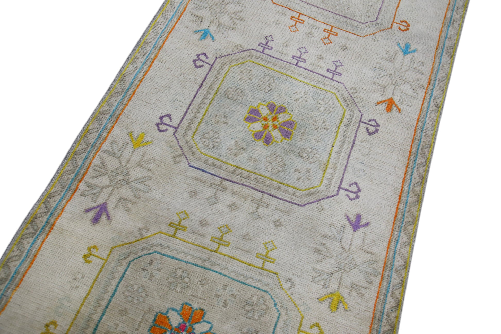 Turkish Vintage Anatolian Rug  3' x 10'7" #219