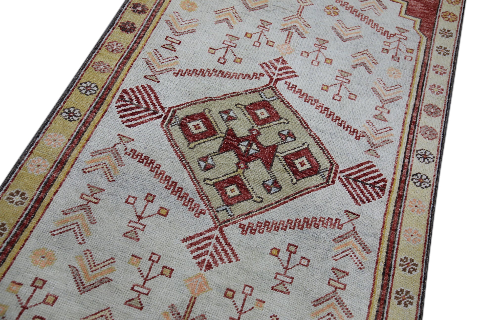 Turkish Vintage Anatolian Rug  3'5" x 11'3" #354