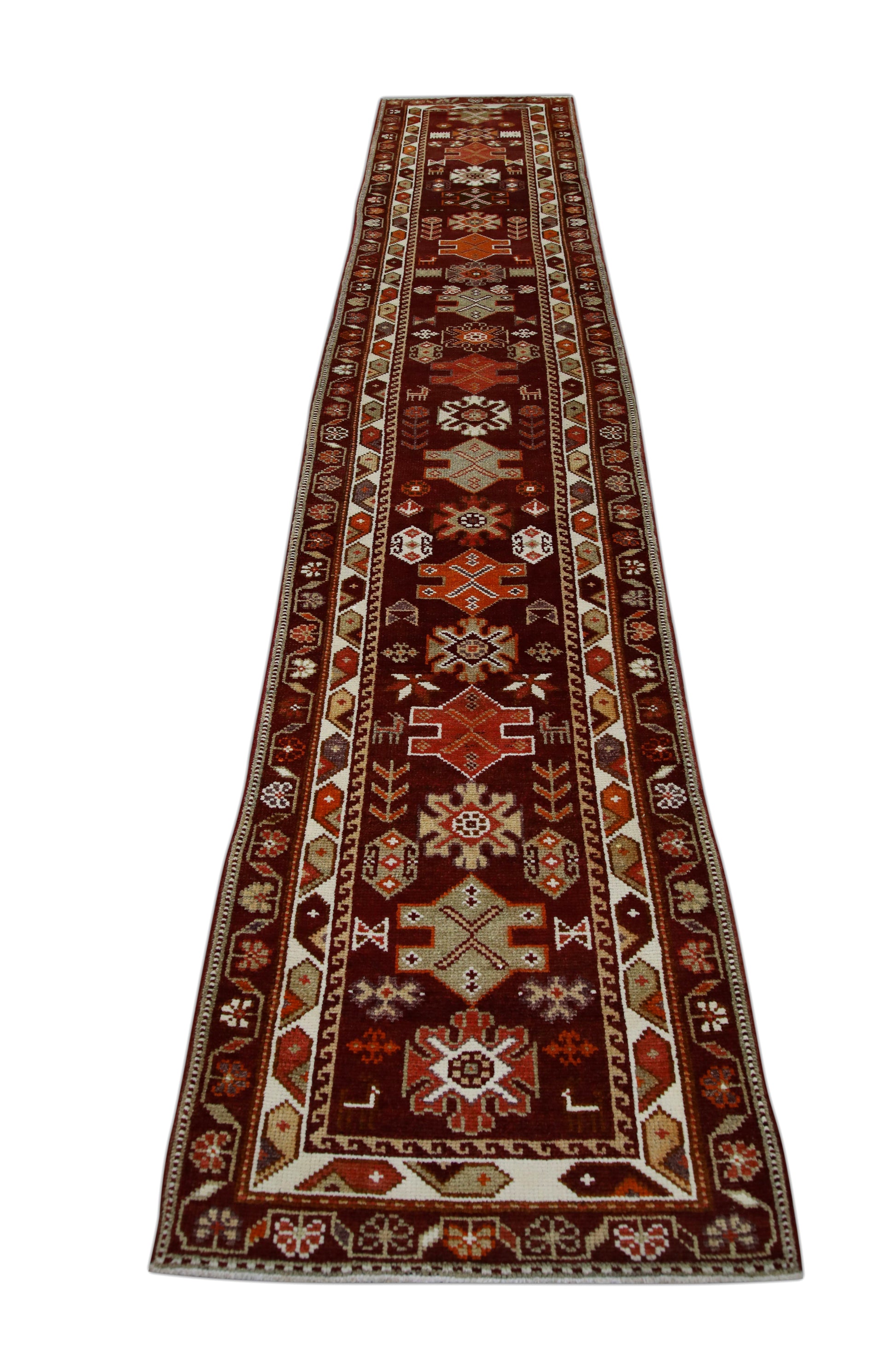 Turkish Vintage Anatolian Rug 2'10" x 14'11" #115