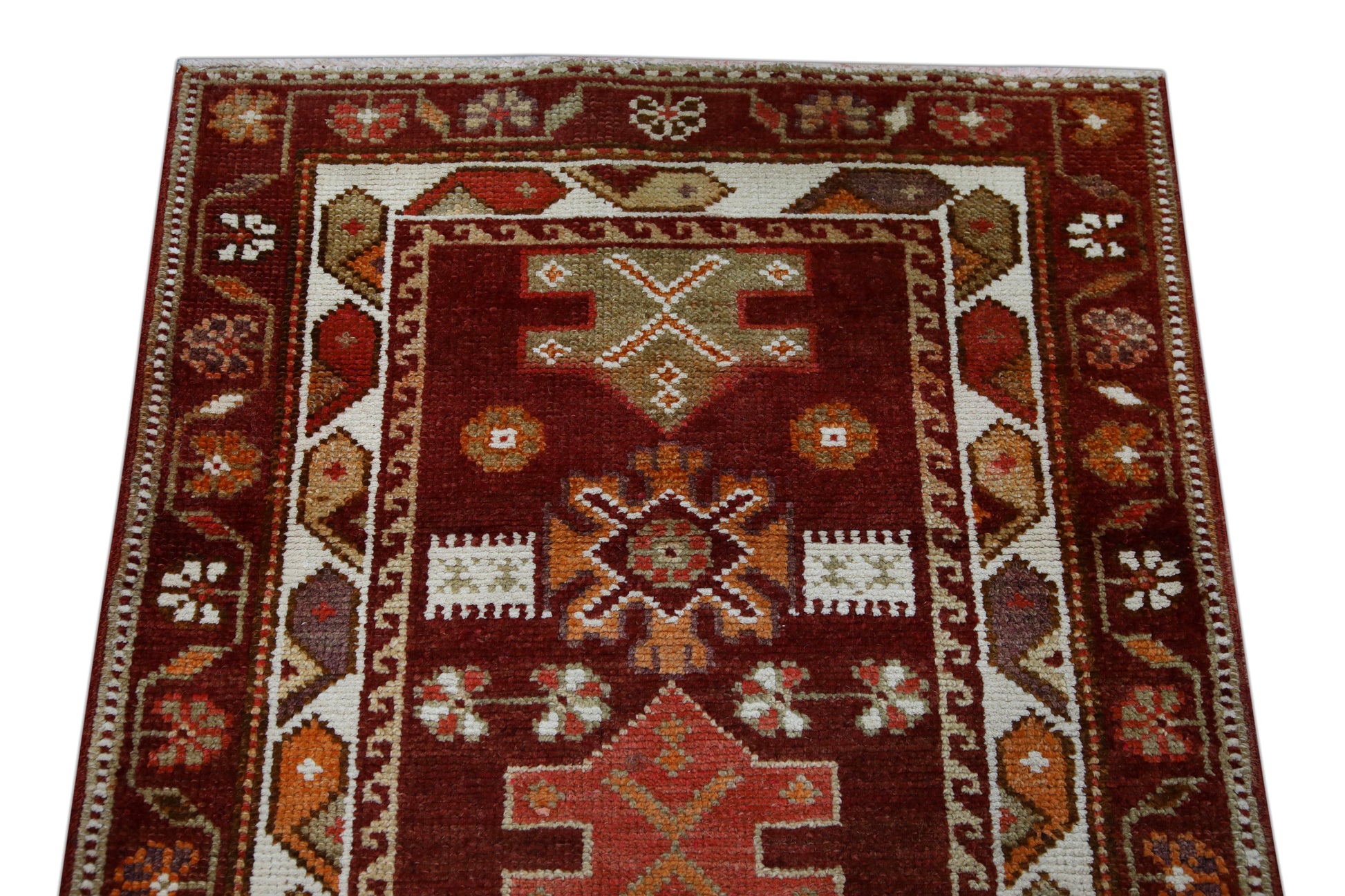 Turkish Vintage Anatolian Rug 2'10" x 14'11" #115