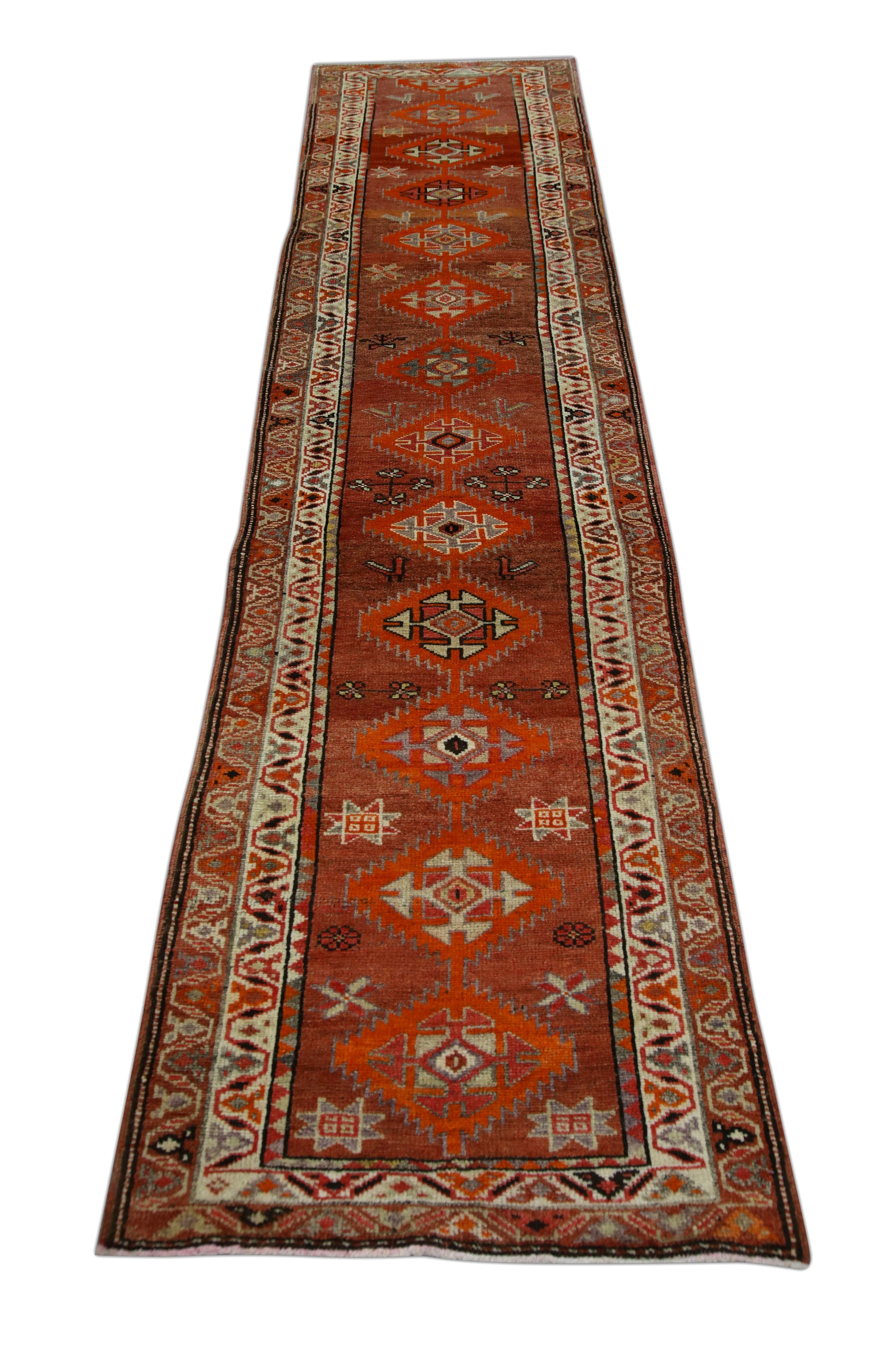 Turkish Vintage Anatolian Rug  2'8" x 11'6" #133