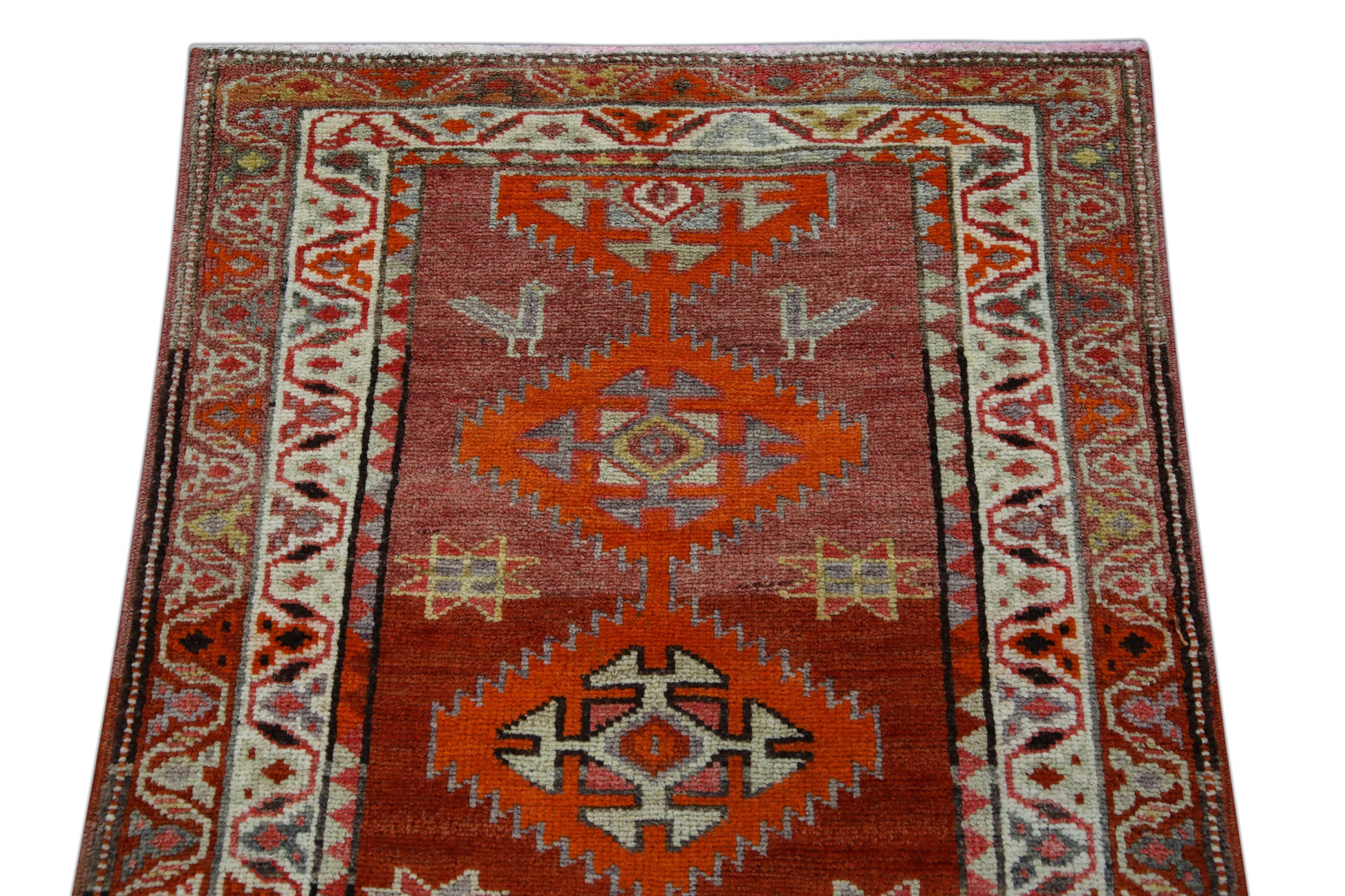 Turkish Vintage Anatolian Rug  2'8" x 11'6" #133