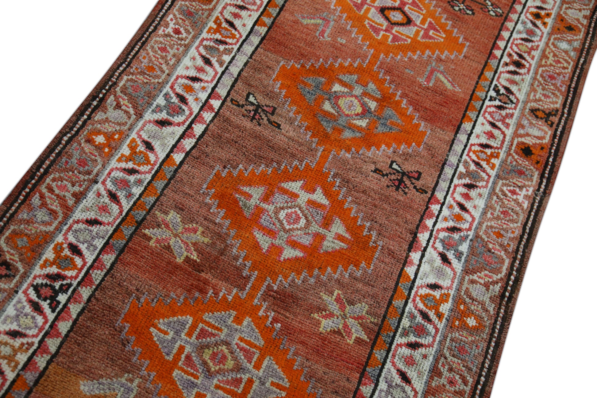 Turkish Vintage Anatolian Rug  2'8" x 11'6" #133