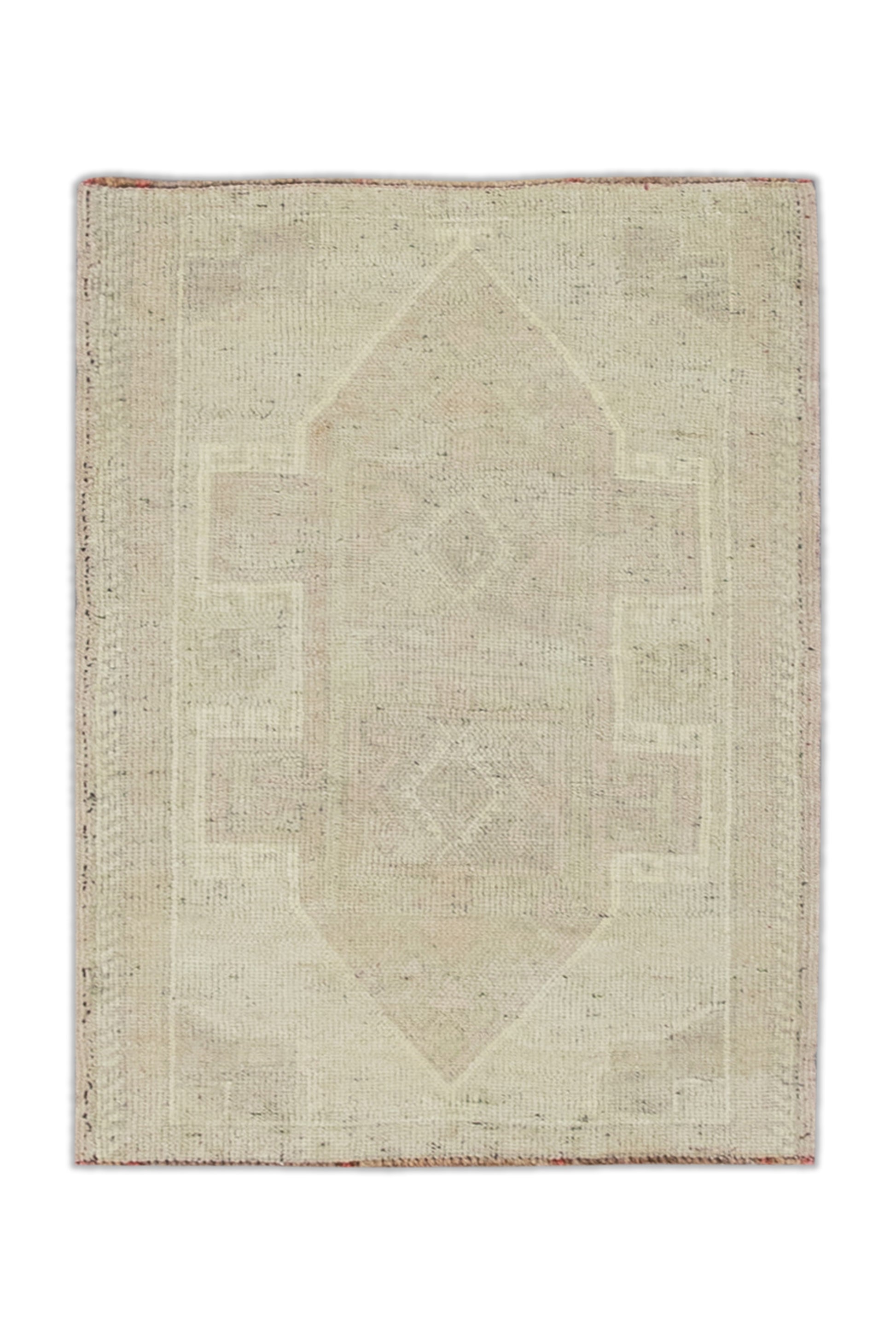 Oriental Hand Knotted Vintage Turkish Mini Rug 1'7" x 2'6" #8405
