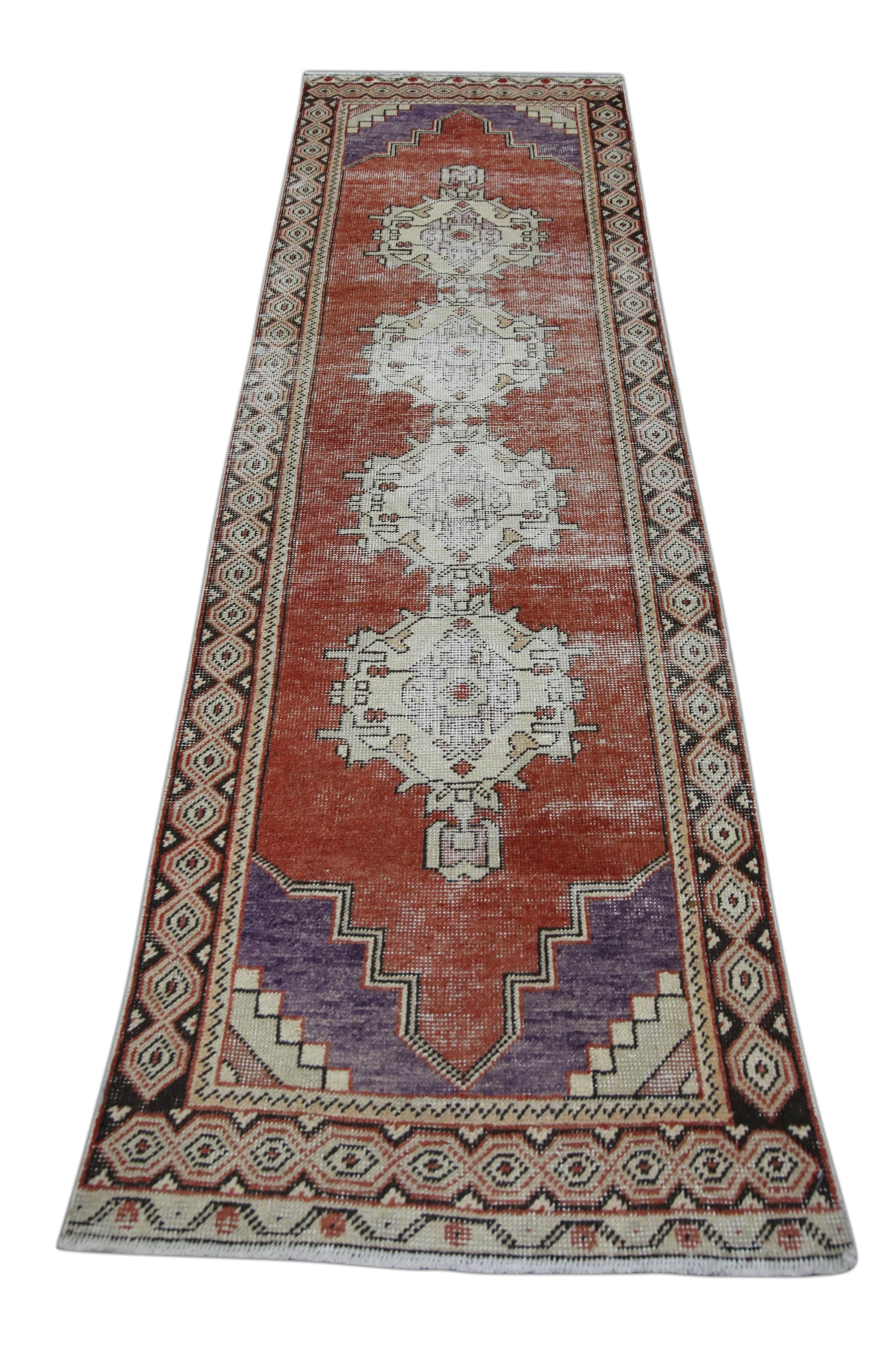 Turkish Vintage Anatolian Rug  2'9" x 9'8" #506
