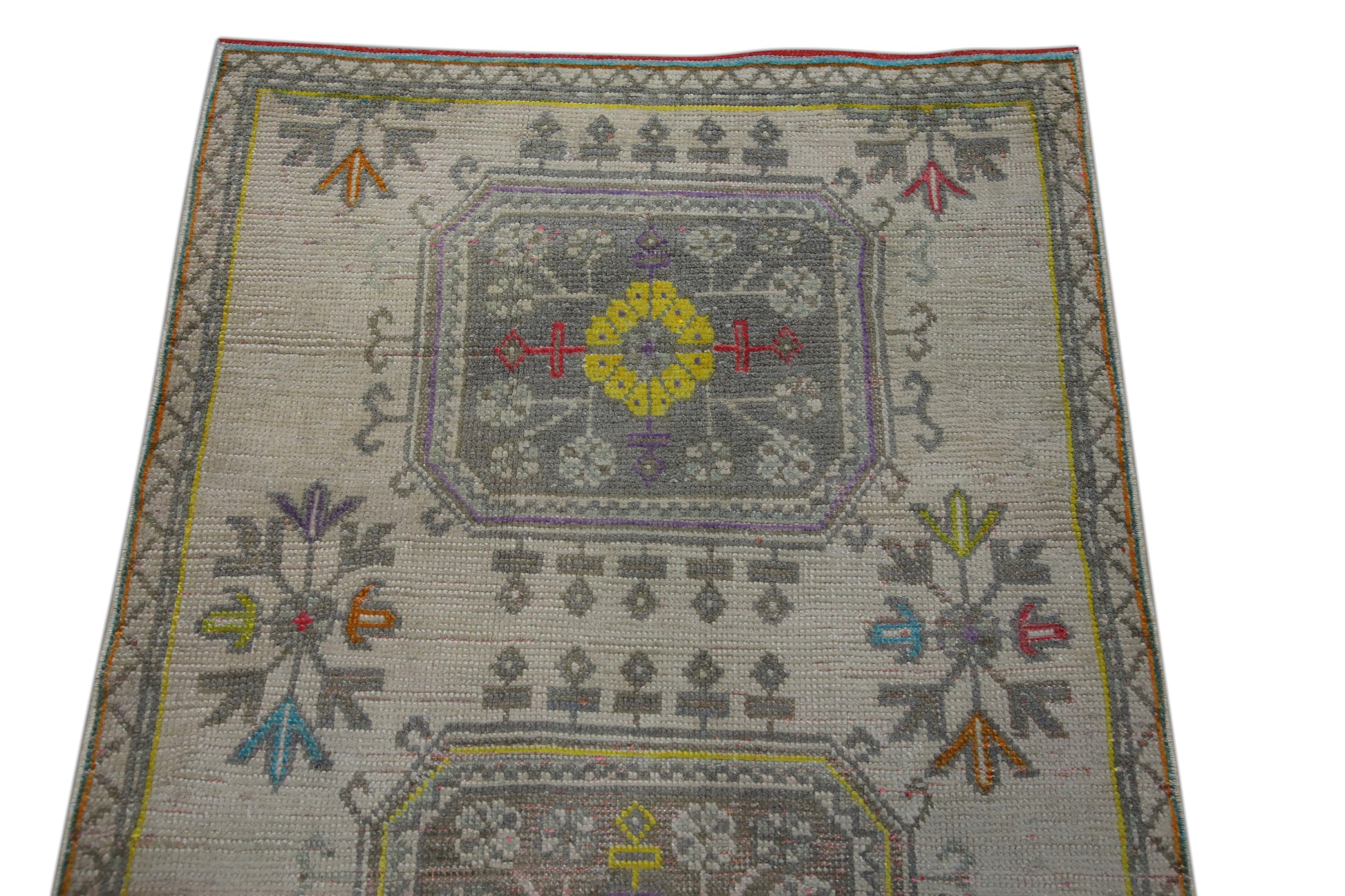 Turkish Vintage Anatolian Rug  3'2" x 10'3" #57