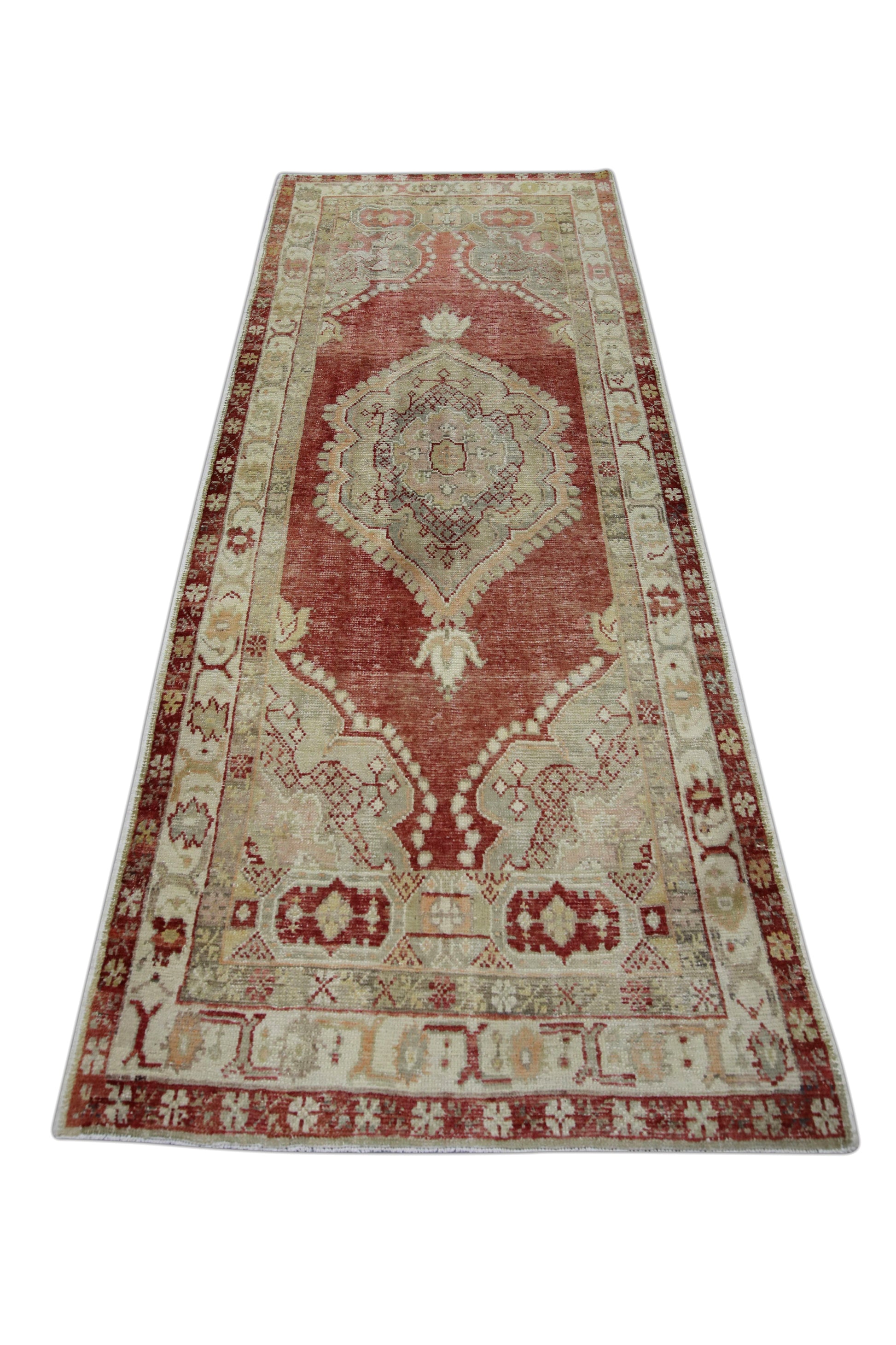 Turkish Vintage Anatolian Rug  3'5" x 9'5" #301