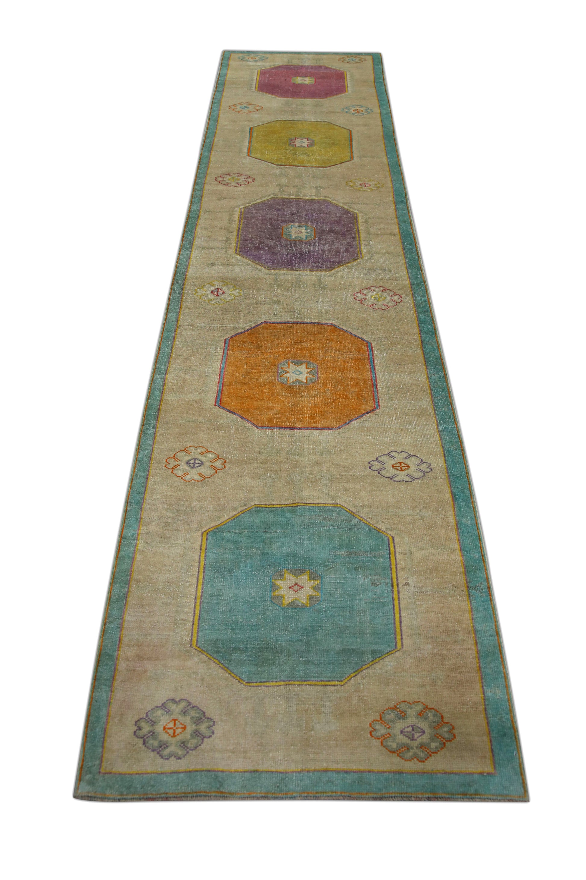 Turkish Vintage Anatolian Rug  3' x 12'3" #286