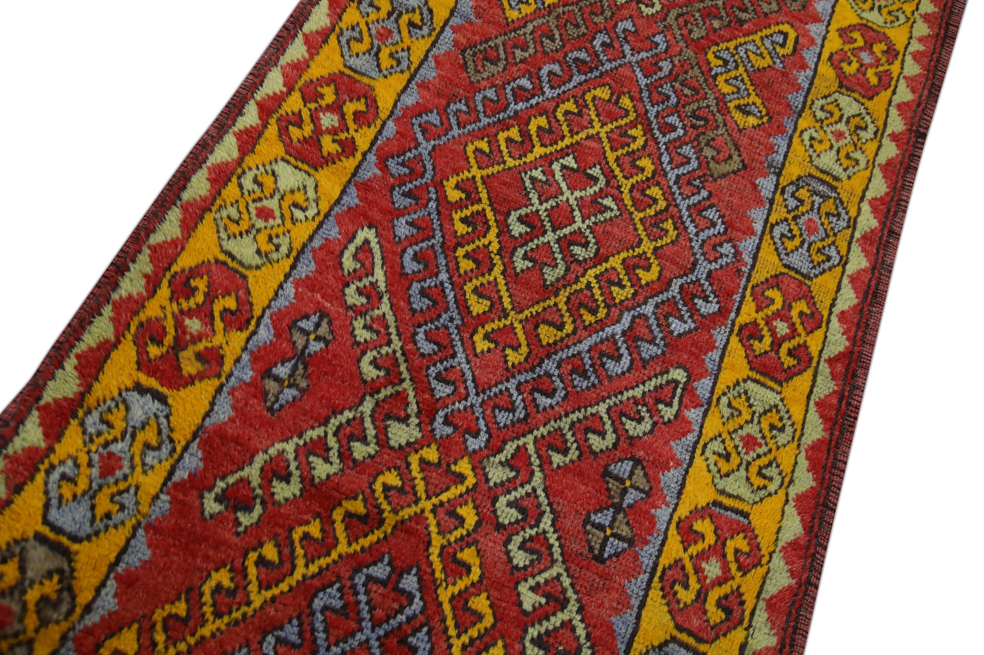 Turkish Vintage Anatolian Rug  3'4" x 10'3" #208