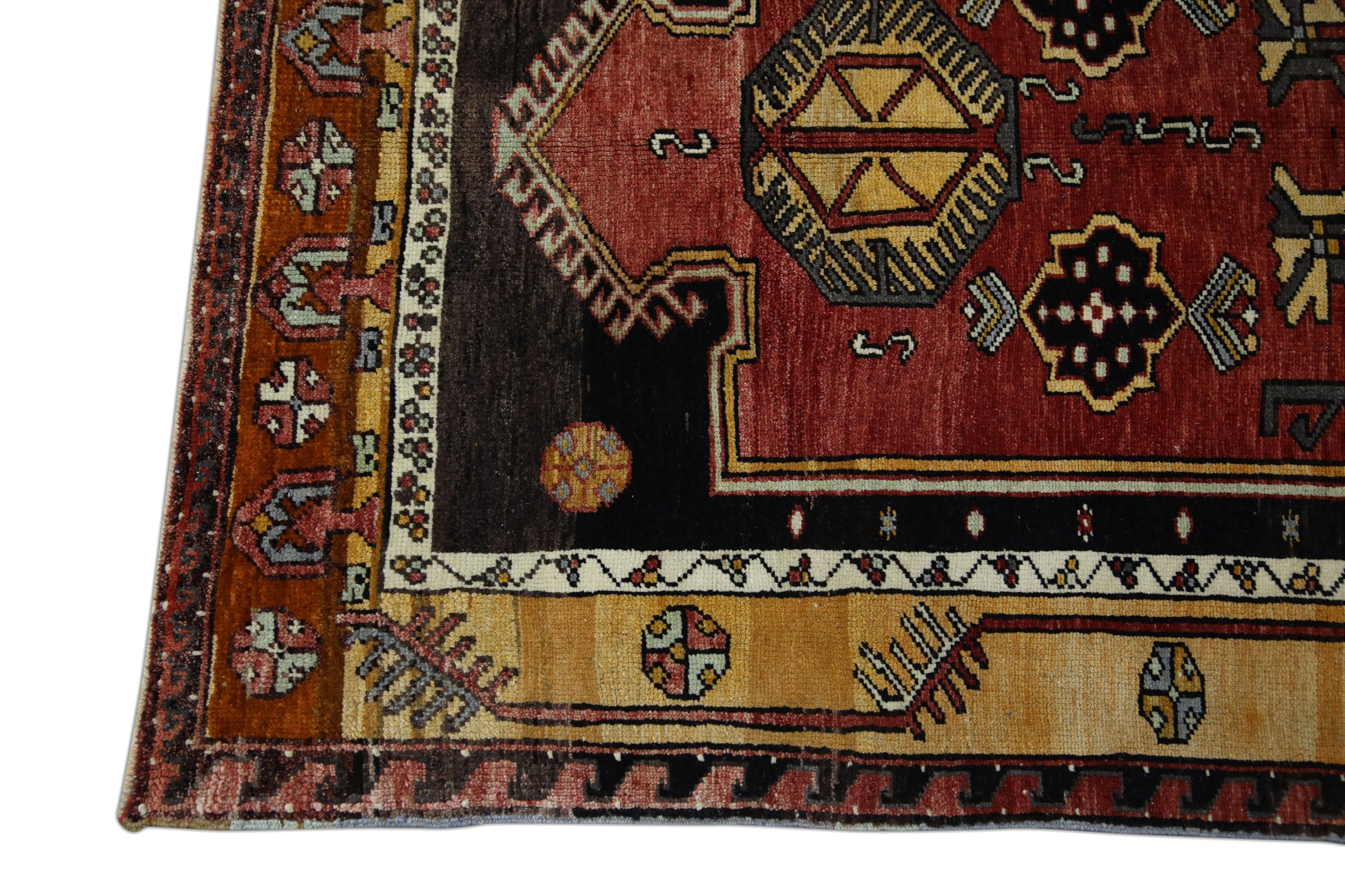 Turkish Vintage Anatolian Rug  4' x 10'8" #209