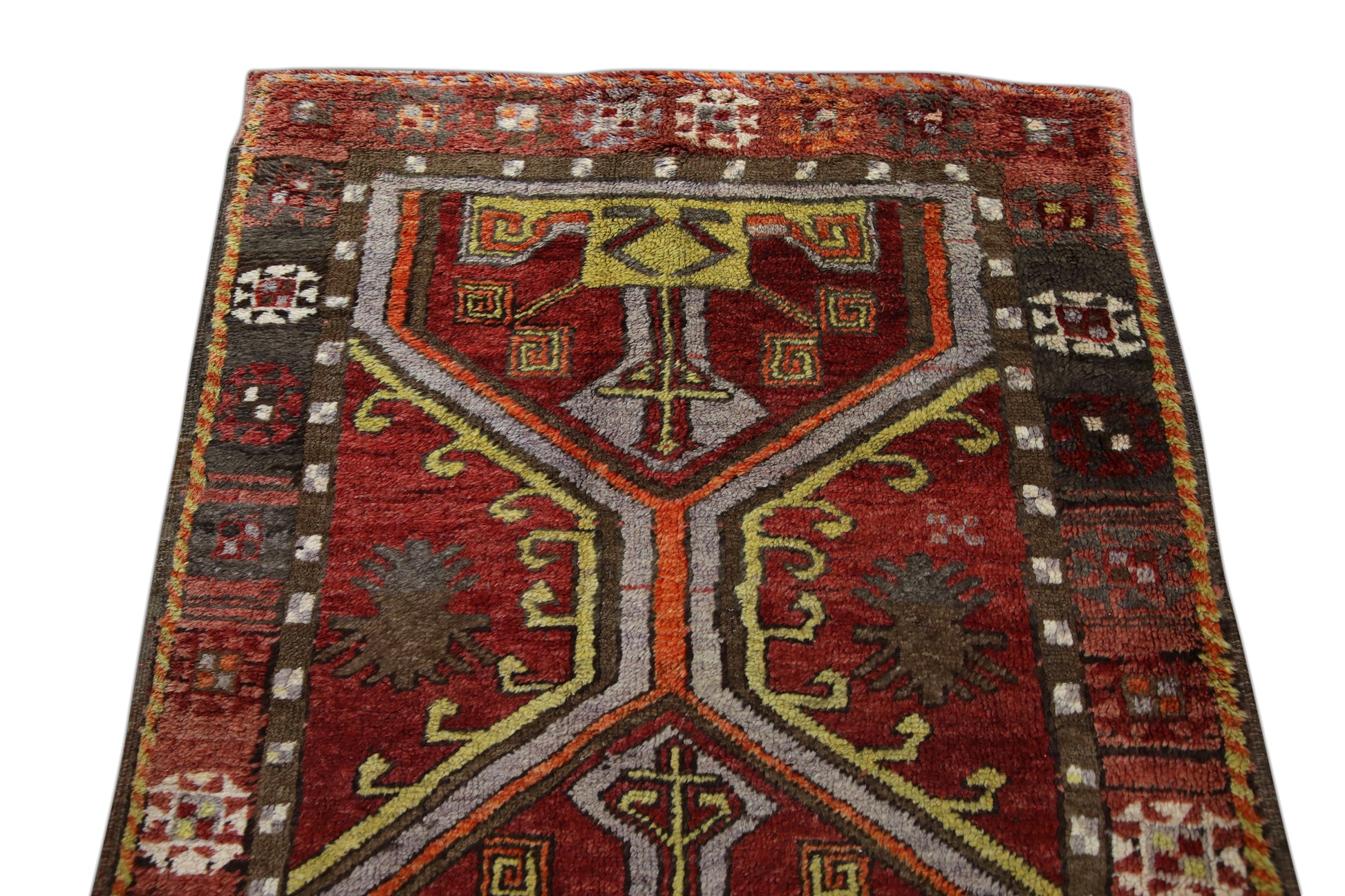 Turkish Vintage Anatolian Rug  4' x 11'9" #210