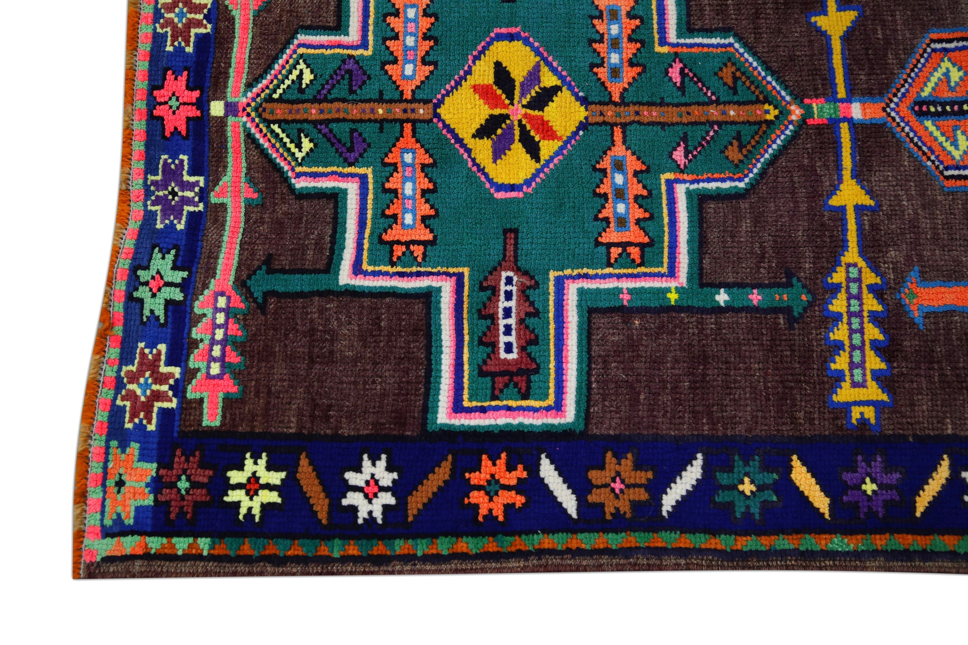 Turkish Vintage Anatolian Rug  3' x 11'10" #243