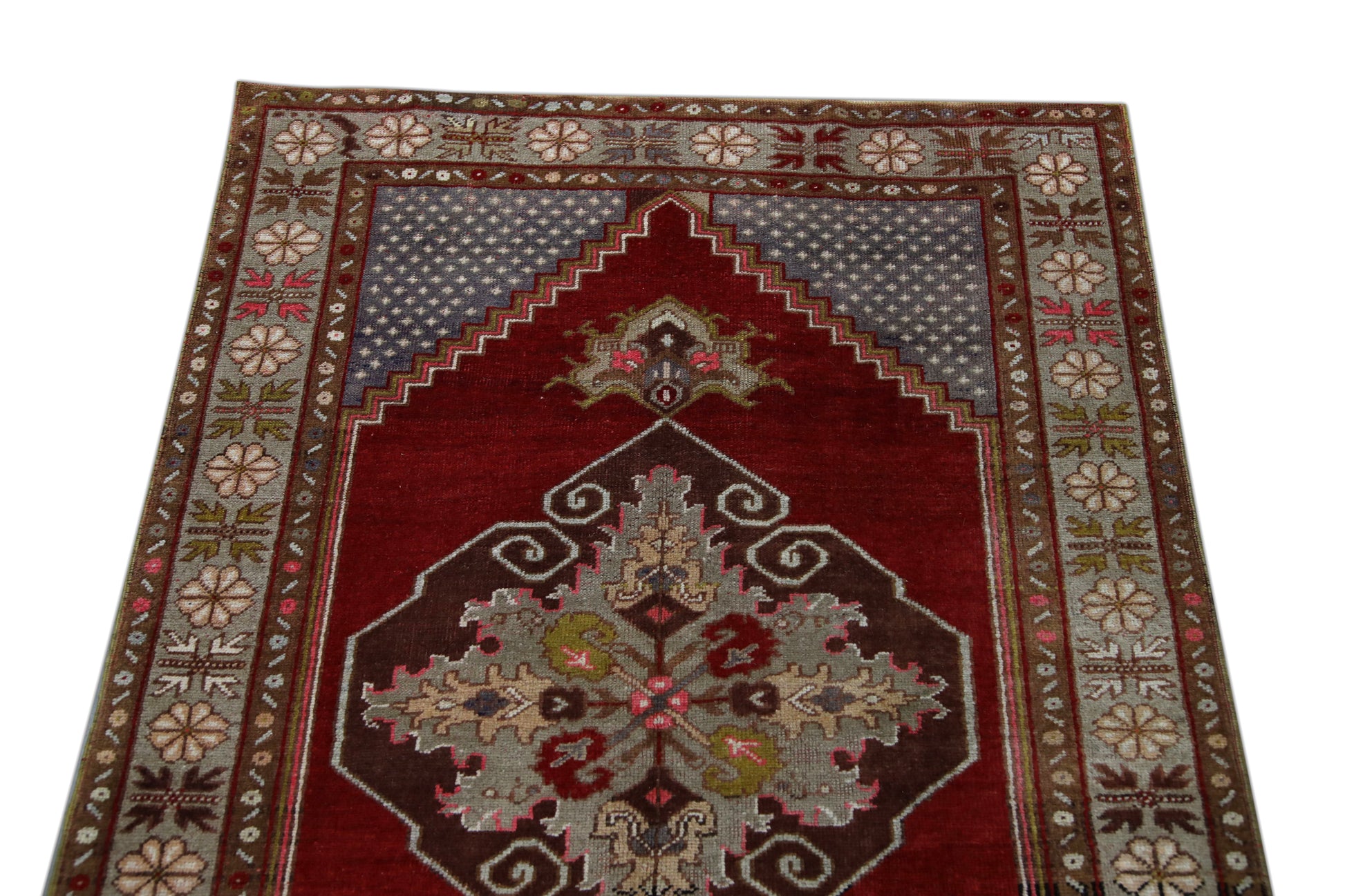 Turkish Vintage Anatolian Rug  3'6" x 10'2" #294
