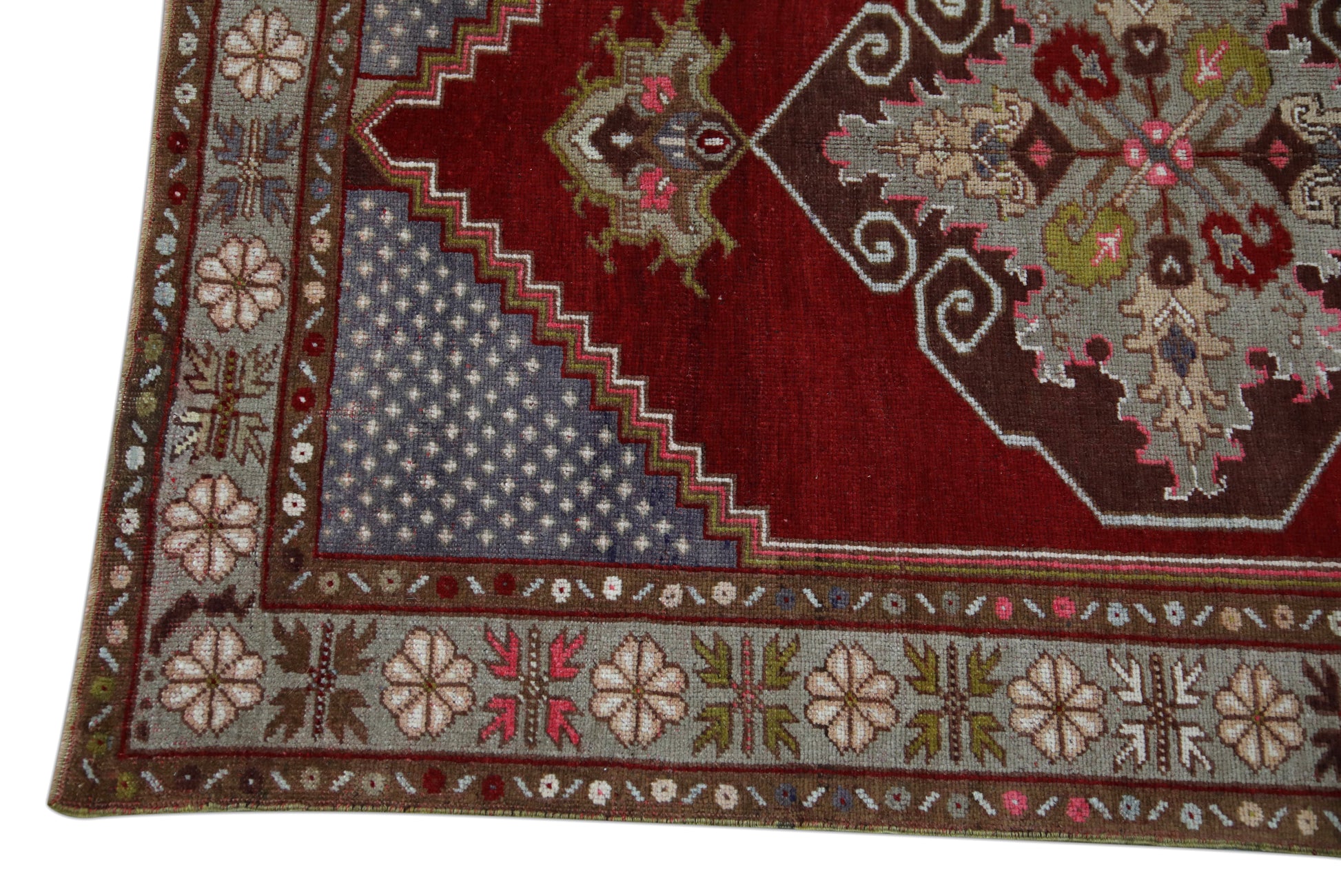 Turkish Vintage Anatolian Rug  3'6" x 10'2" #294