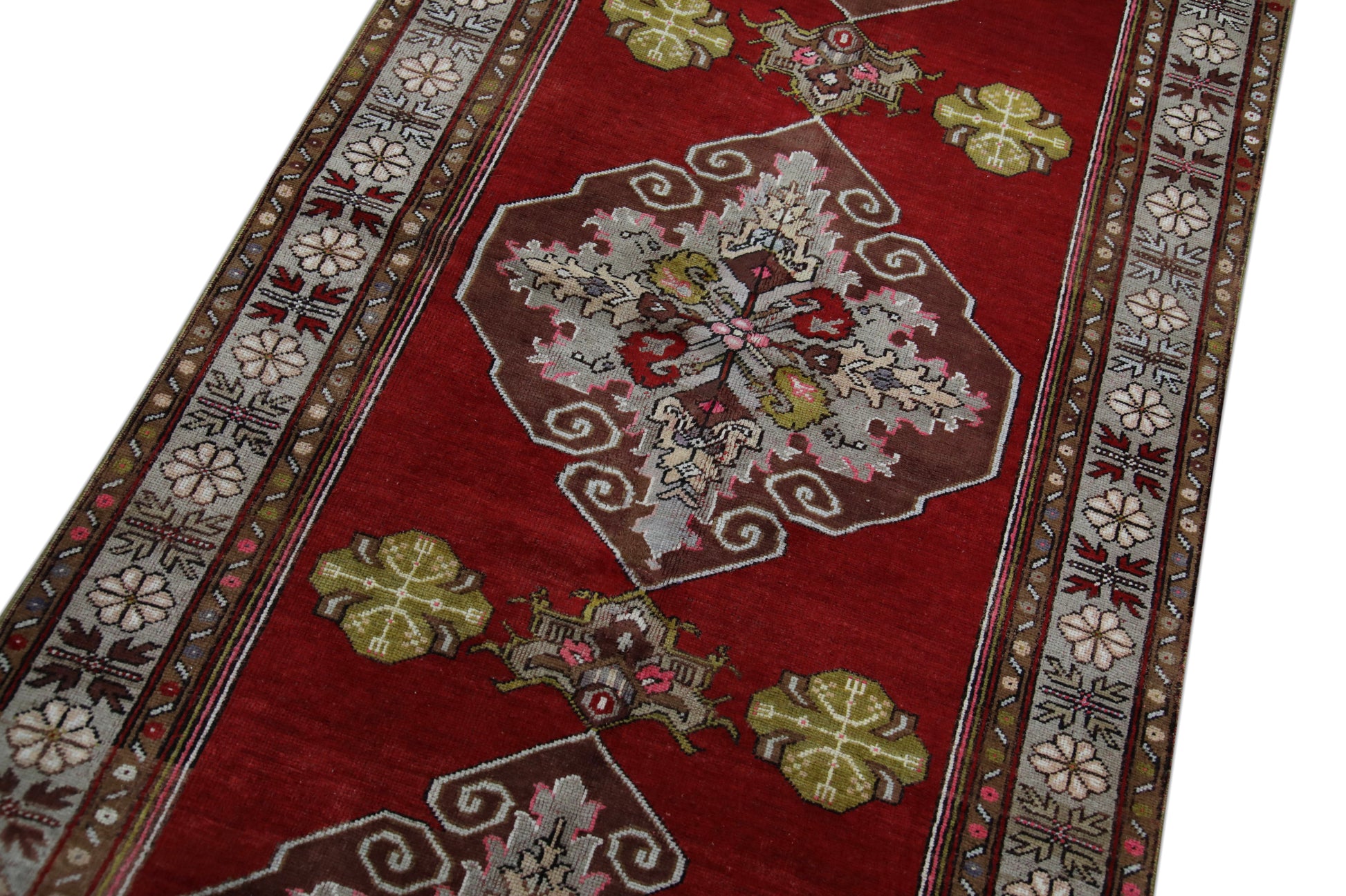 Turkish Vintage Anatolian Rug  3'6" x 10'2" #294