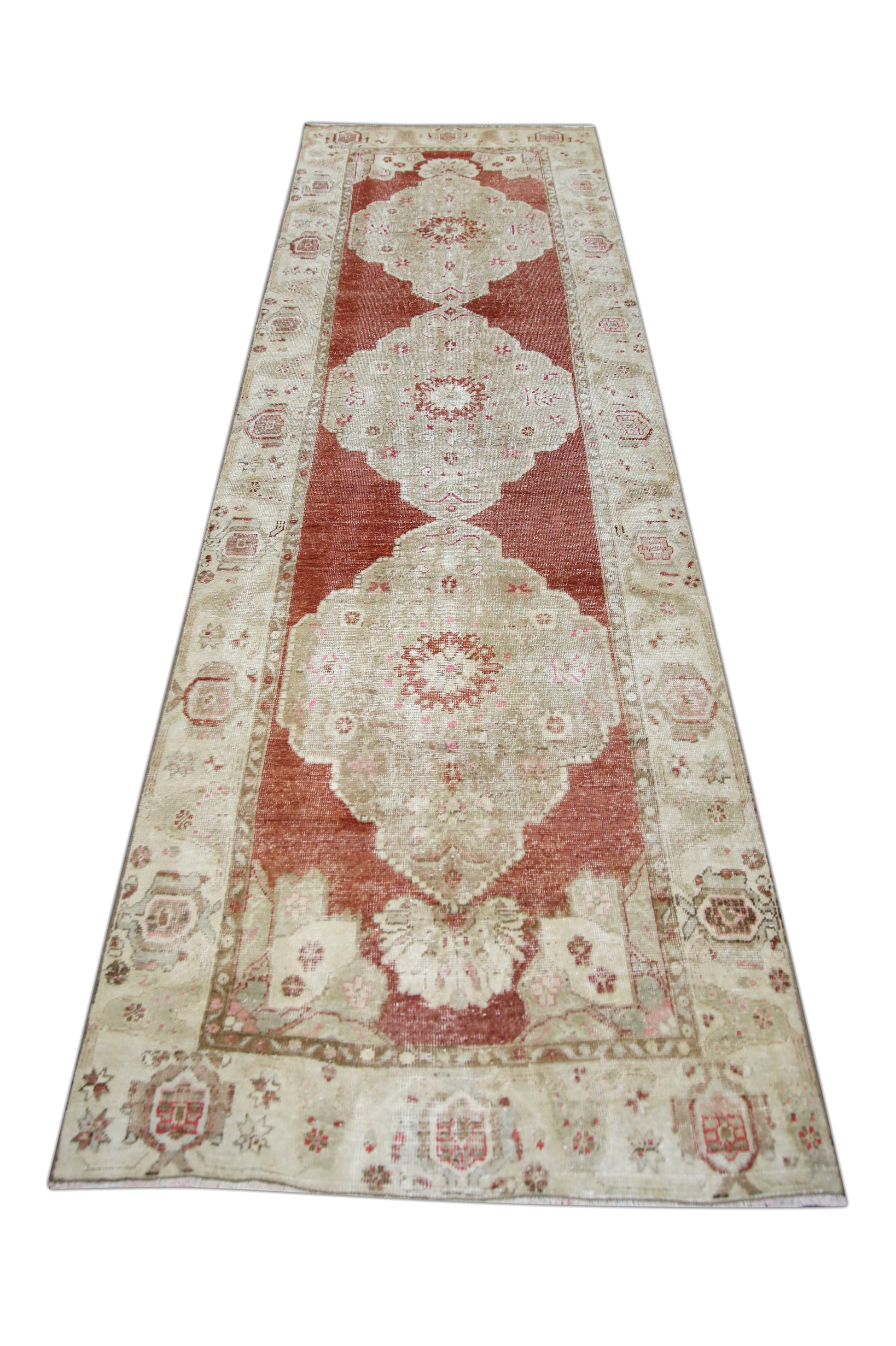 Turkish Vintage Anatolian Rug  3'5" x 11'5" #302