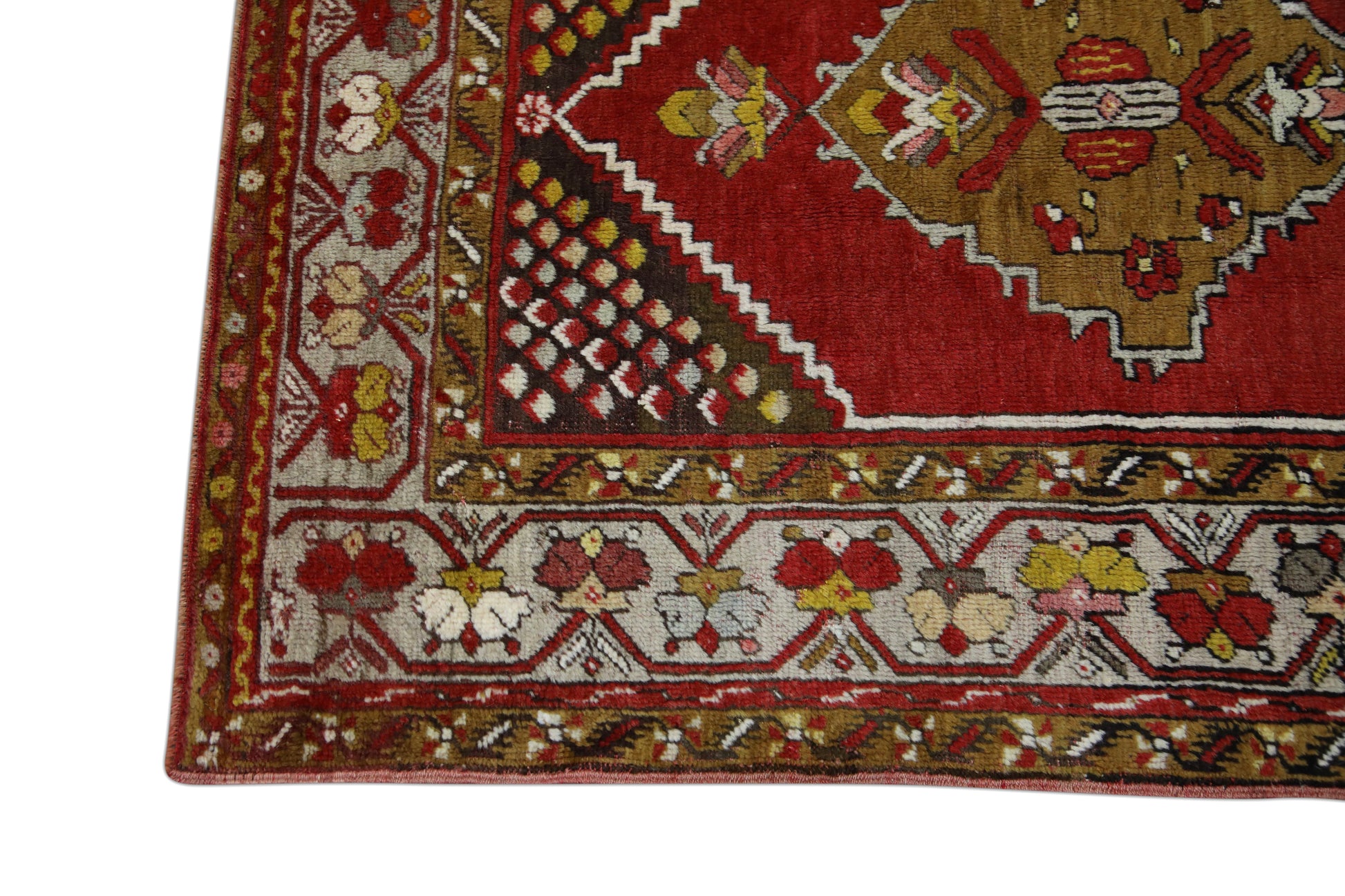 Turkish Vintage Anatolian Rug  3'7" x 7'7" #313
