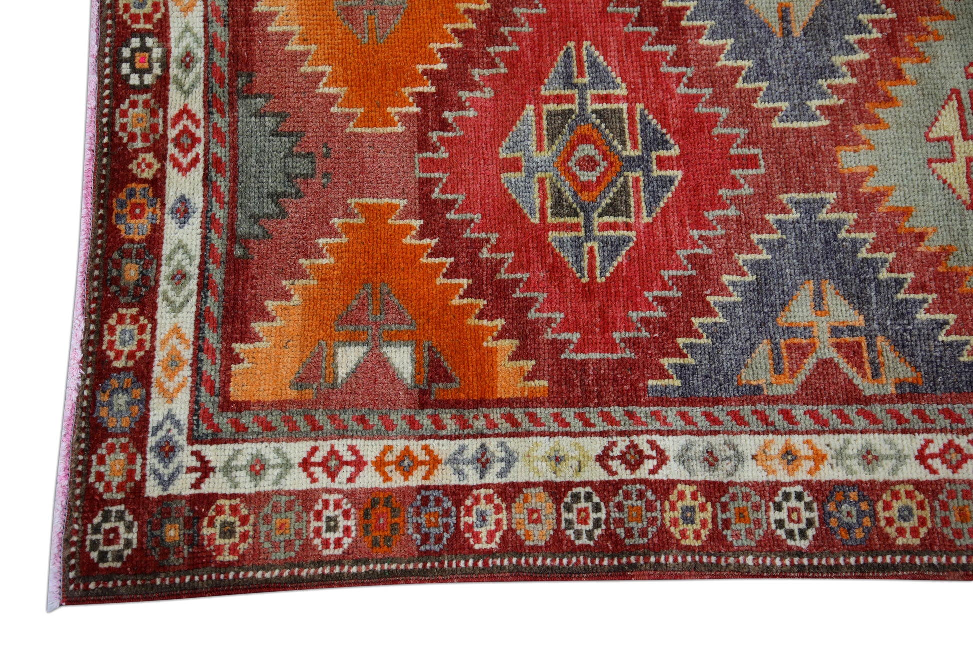 Turkish Vintage Anatolian Rug  2'11" x 11'11" #447