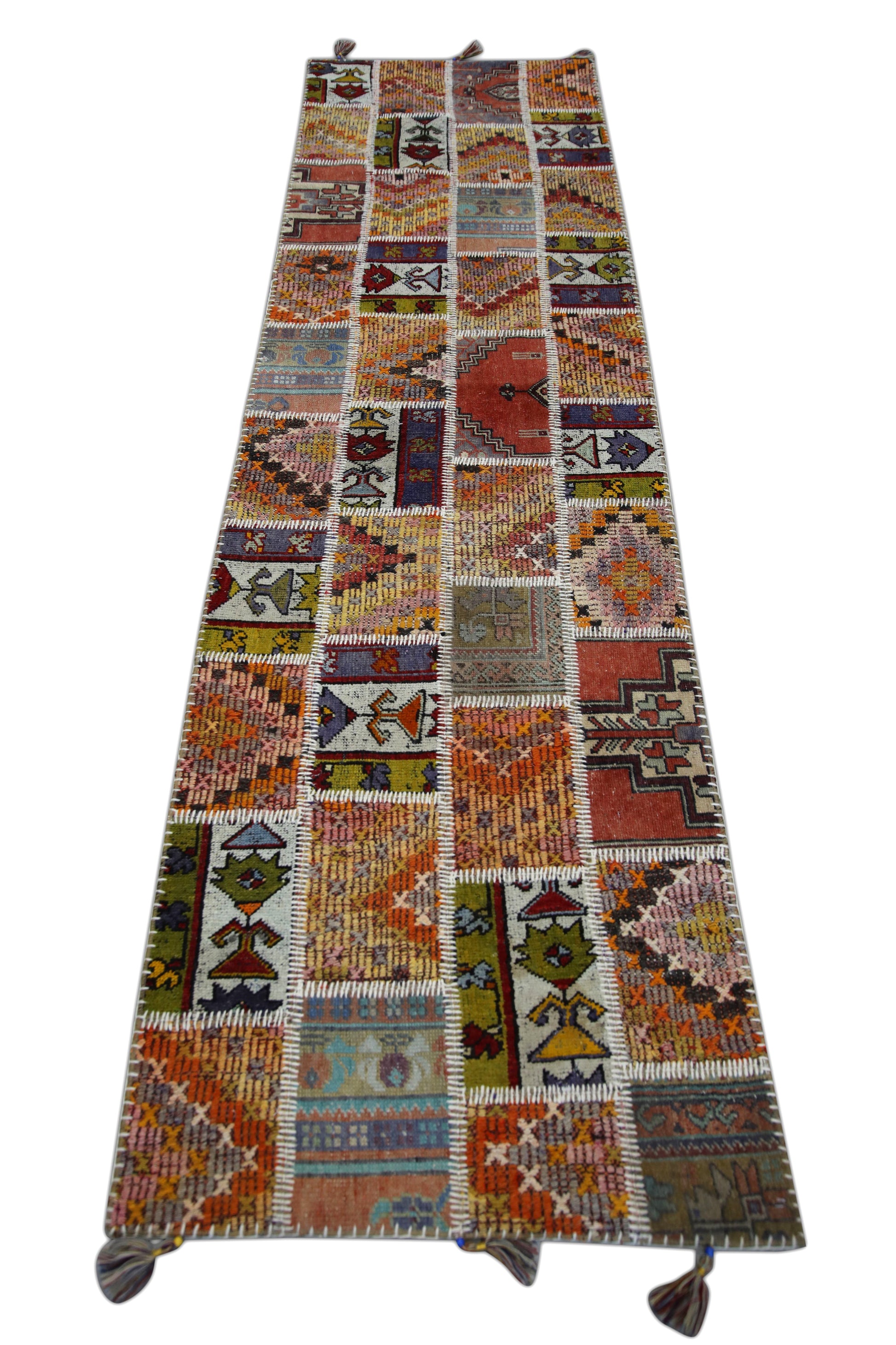 Turkish Vintage Anatolian Rug  2'8" x 10'11" #444