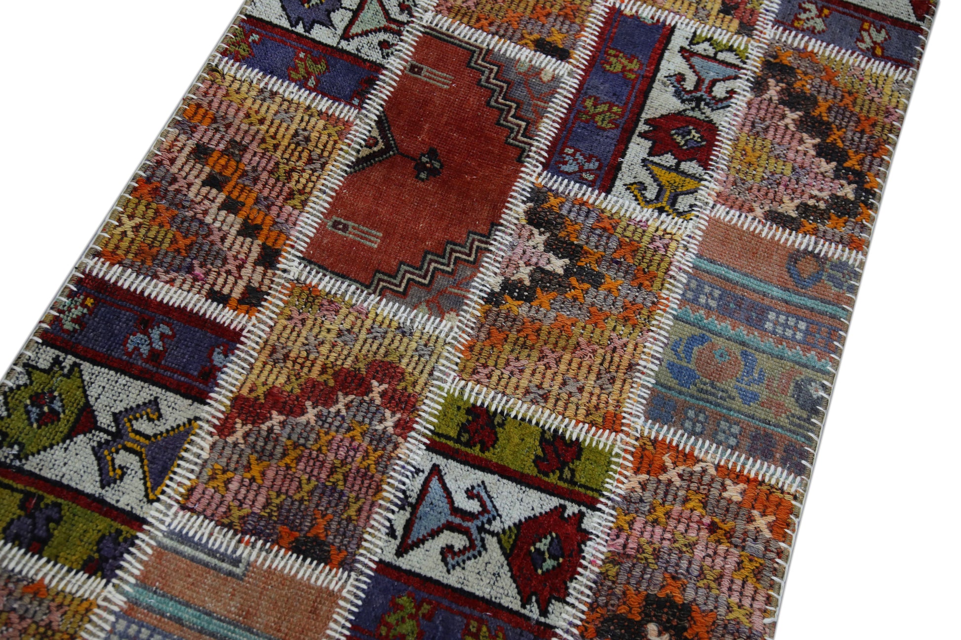 Turkish Vintage Anatolian Rug  2'8" x 10'11" #444