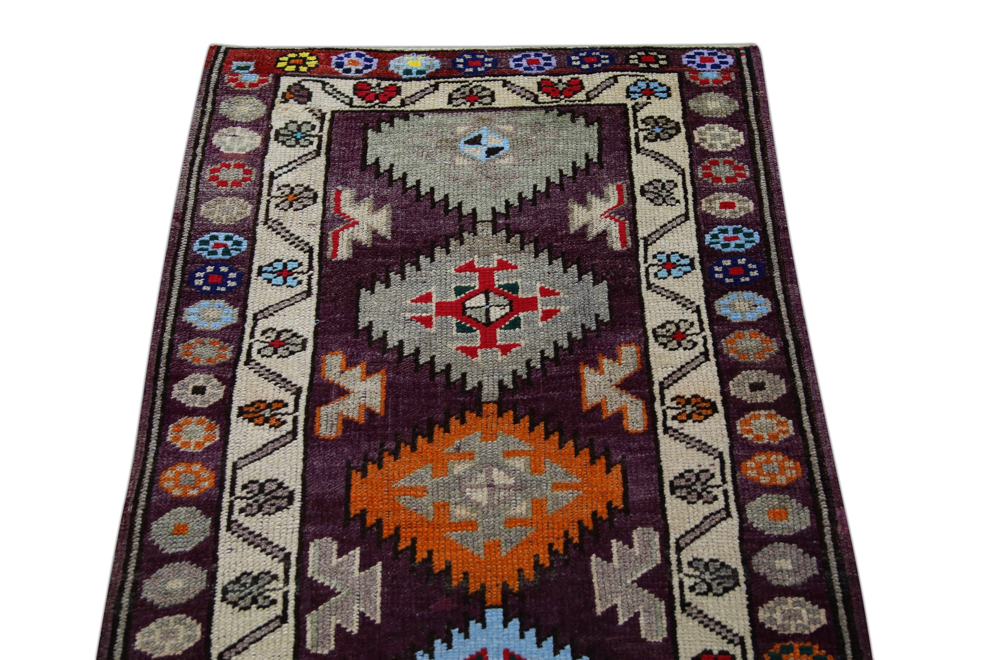 Turkish Vintage Anatolian Rug  2'10" x 11'11" #443