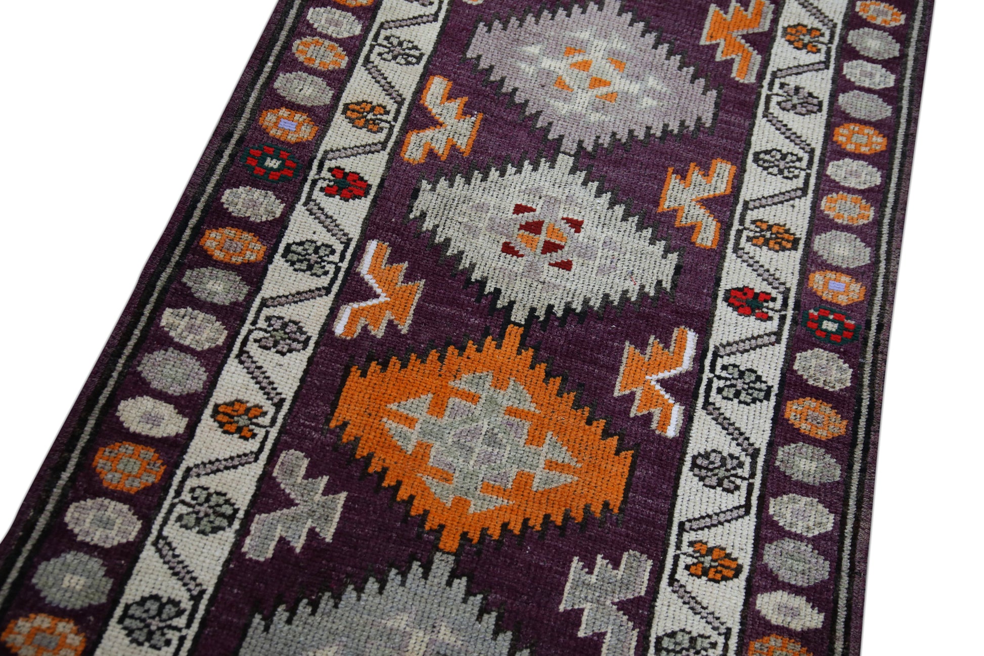 Turkish Vintage Anatolian Rug  2'10" x 11'11" #443