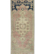 Oriental Hand Knotted Vintage Turkish Mini Rug 1'3" x 3'1" #8997