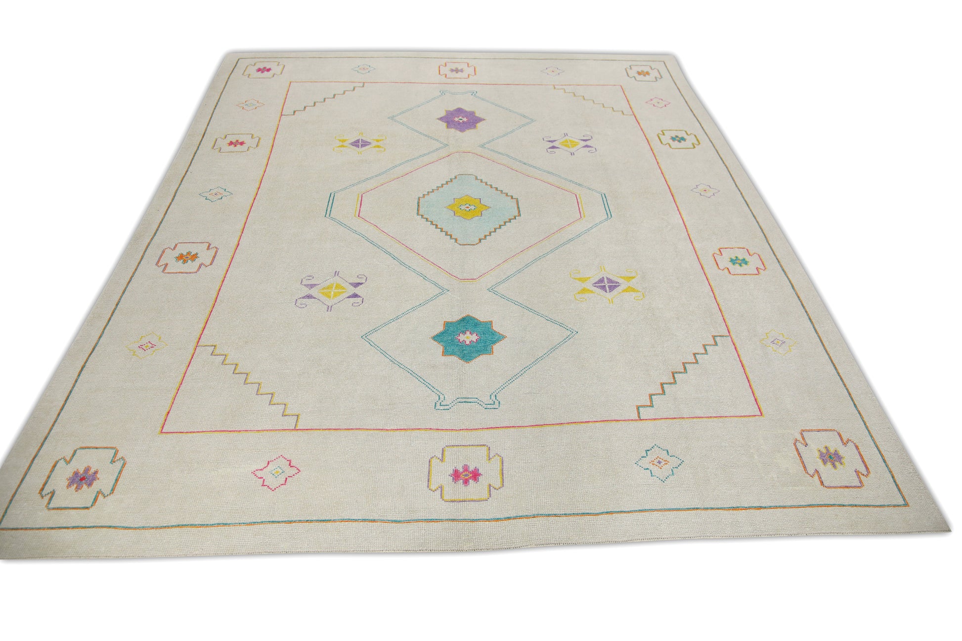 Turkish Vintage Anatolian Rug  9'2" x 10'9" #56