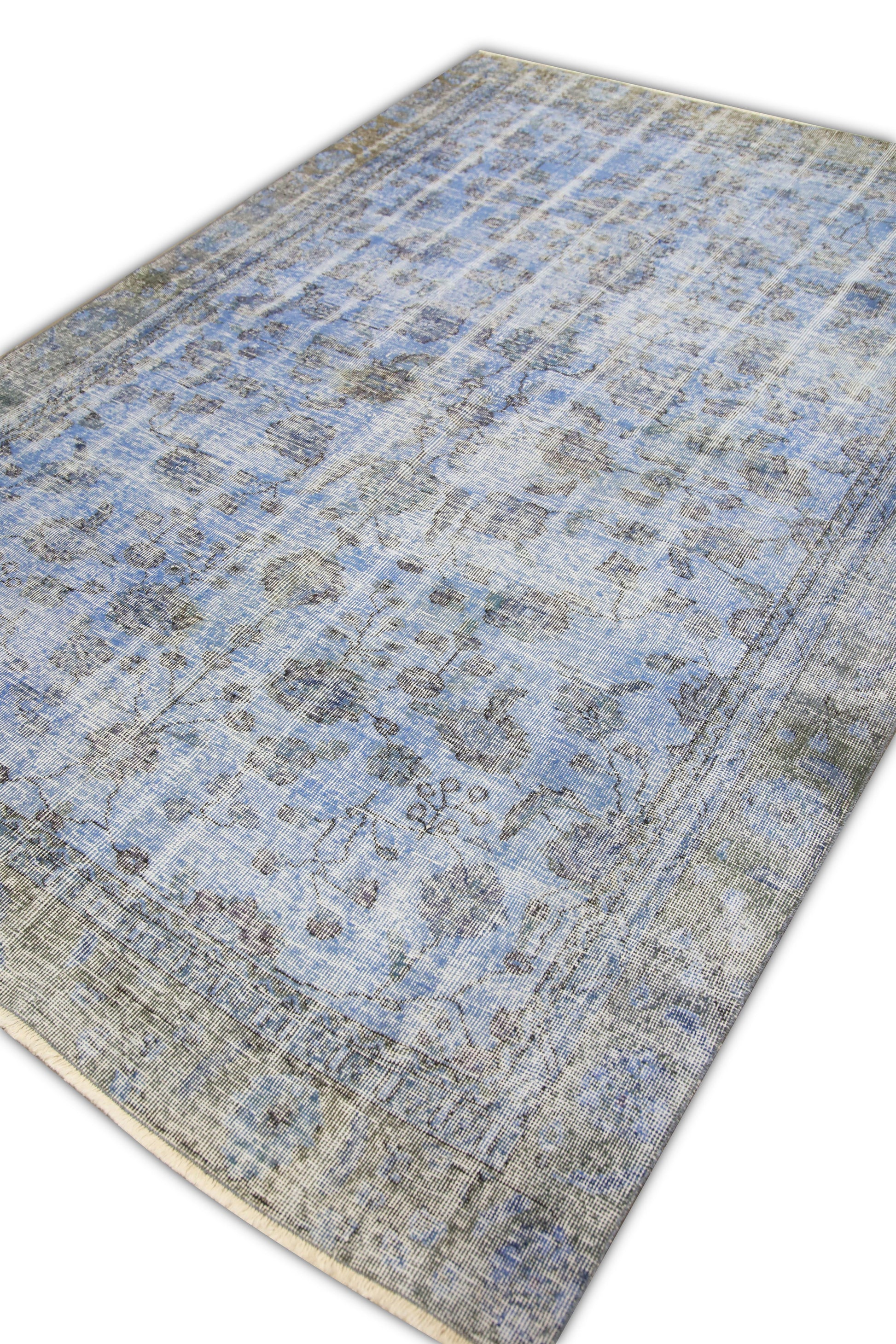 Turkish Vintage Anatolian Rug  6'3" x 9'6" #102