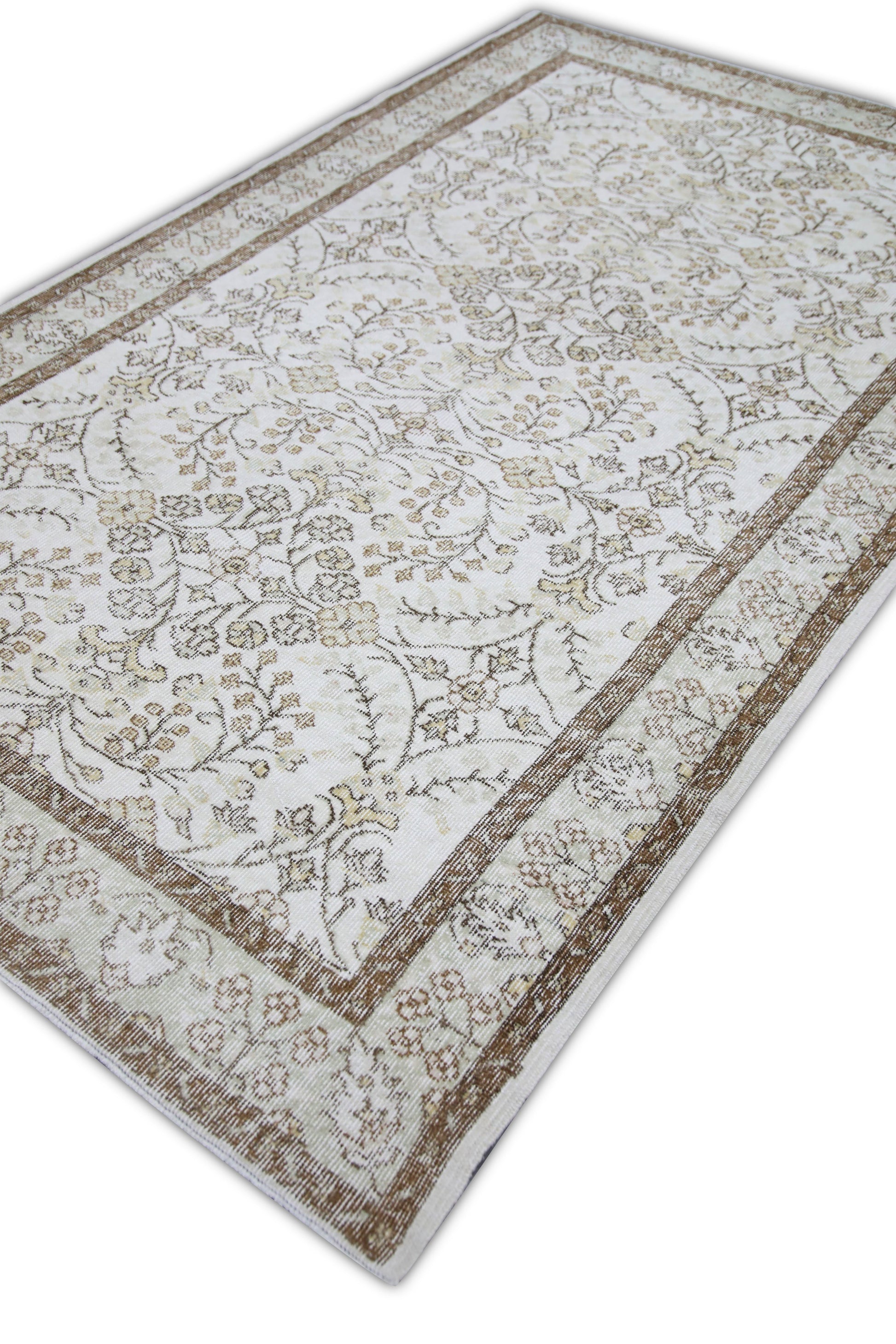 Turkish Vintage Anatolian Rug  5'3" x 8'9" #6479