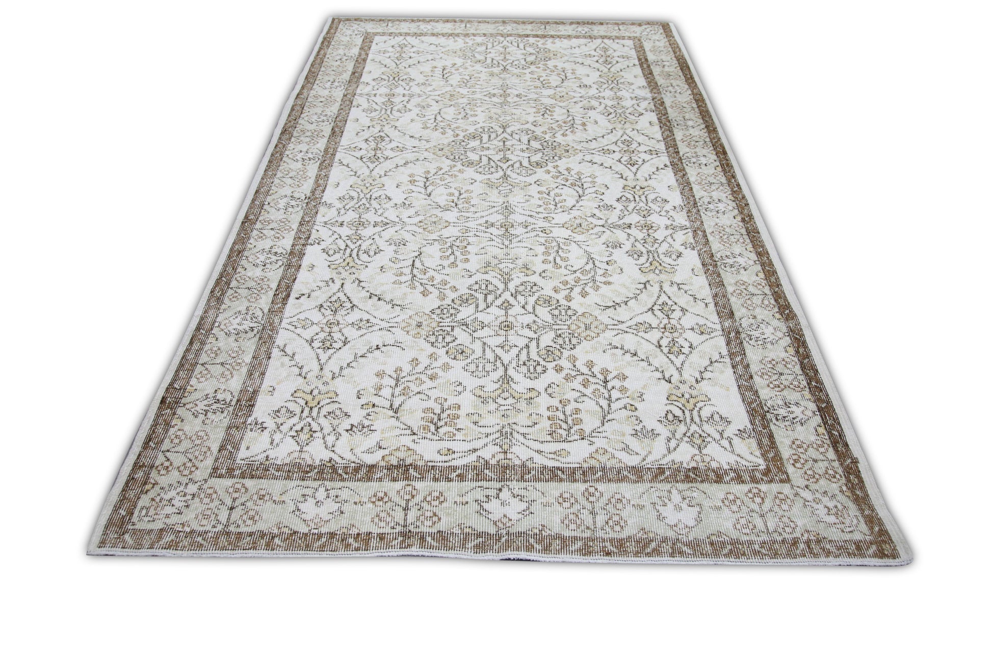 Turkish Vintage Anatolian Rug  5'3" x 8'9" #6479