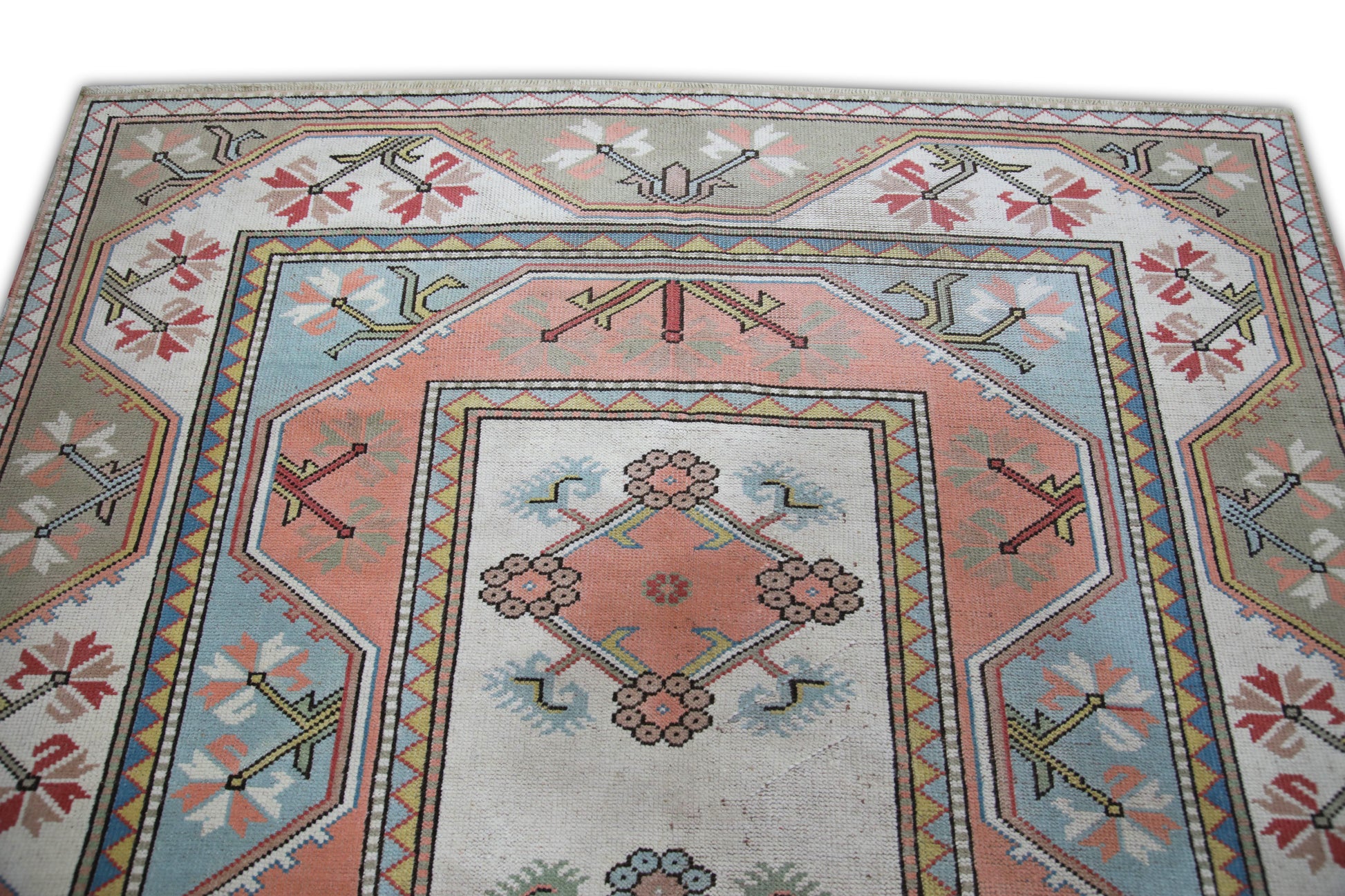 Turkish Vintage Anatolian Rug  5'10" x 8'3" #511
