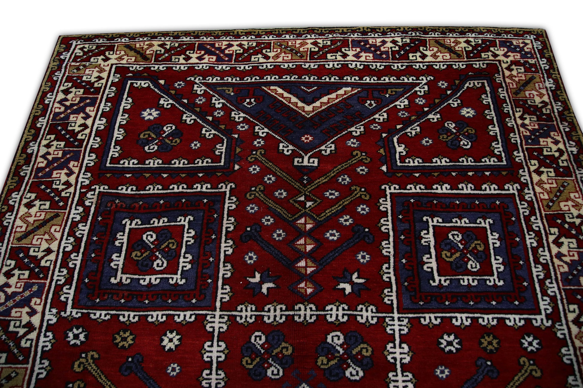 Turkish Vintage Anatolian Rug  6'10" x 9'11" #242