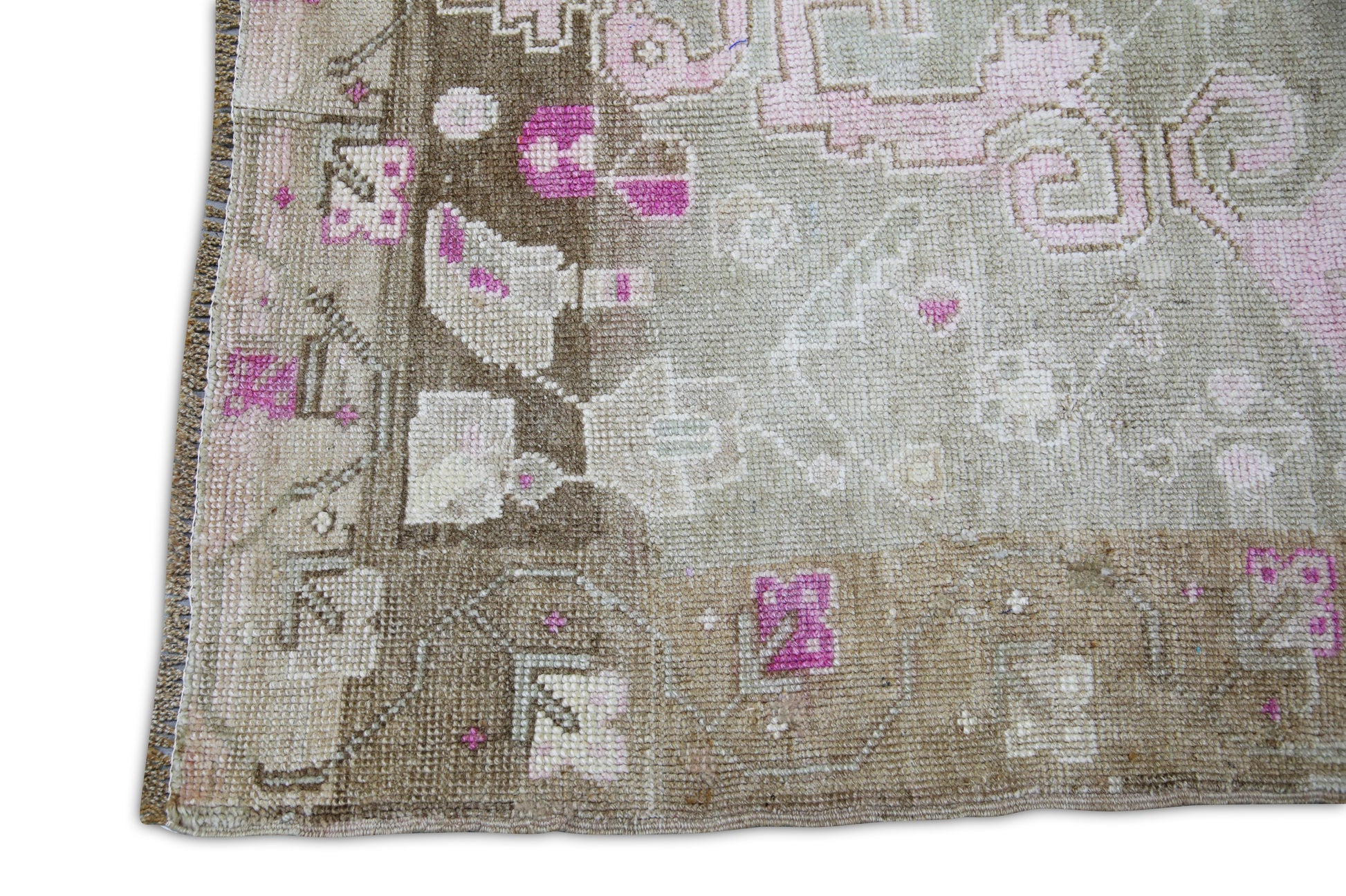 Turkish Vintage Anatolian Rug  6'9" x 11' #2123