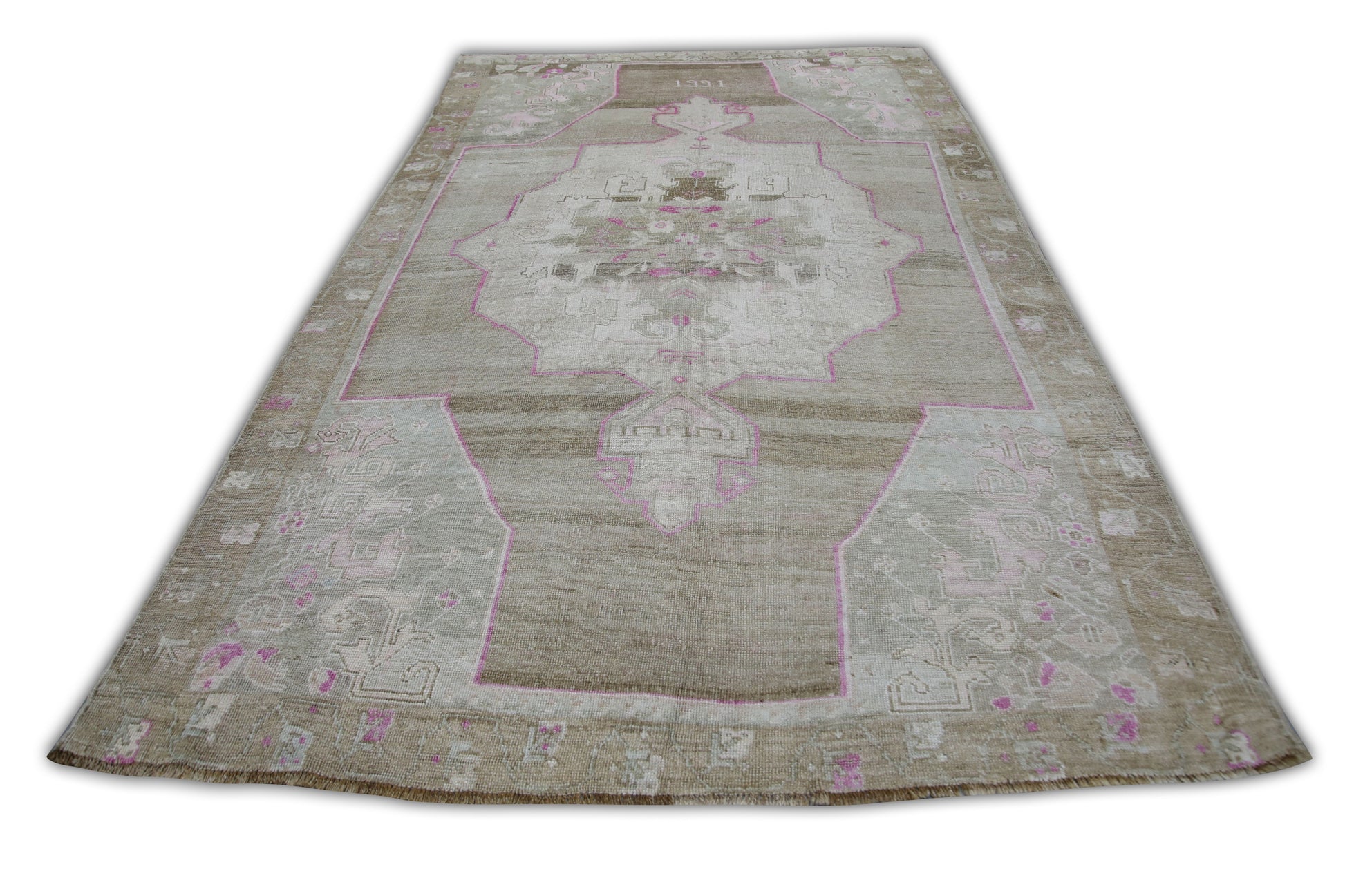 Turkish Vintage Anatolian Rug  6'9" x 11' #2123