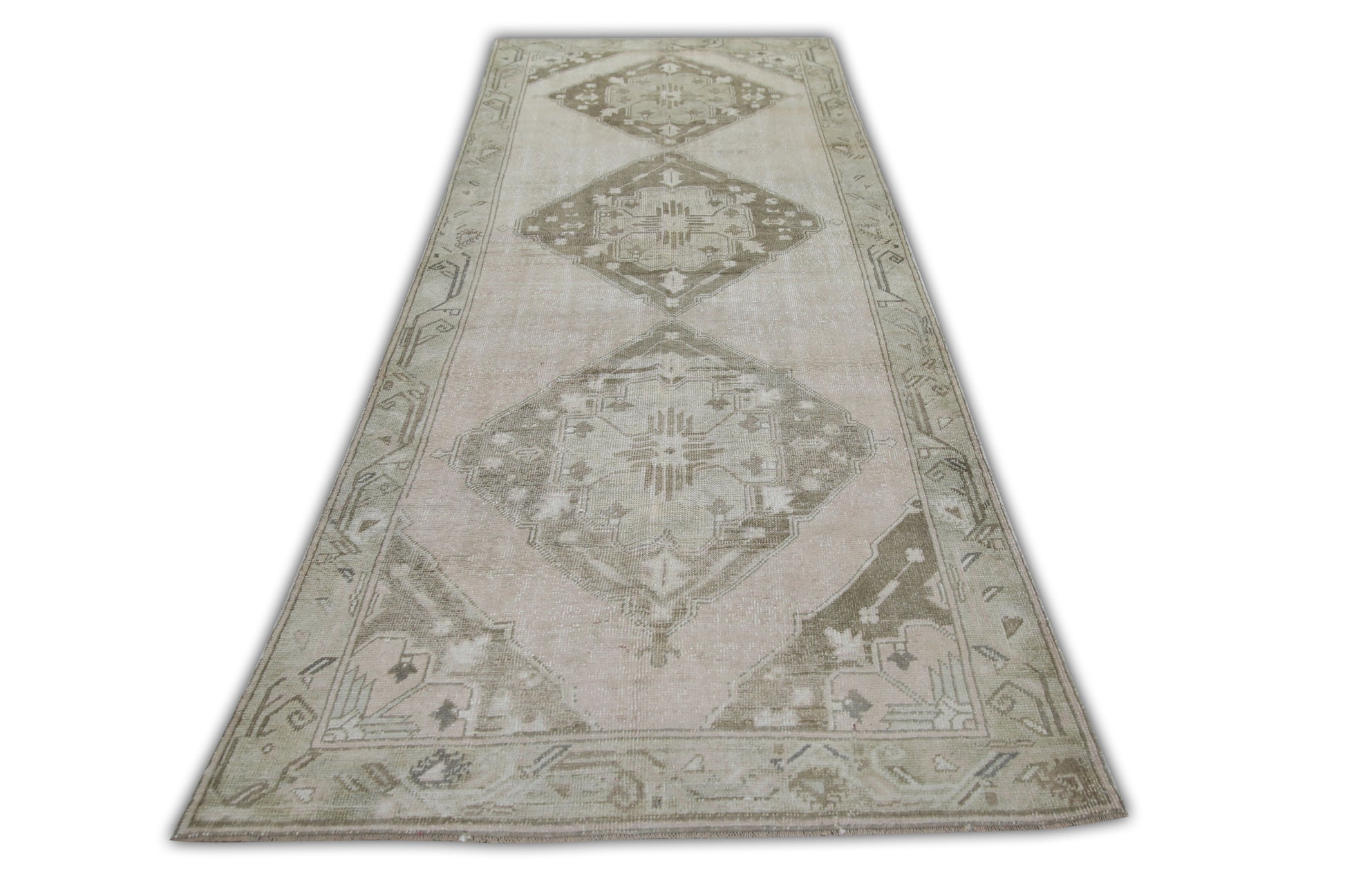 Turkish Vintage Anatolian Rug  4'3" x 10'9" #257