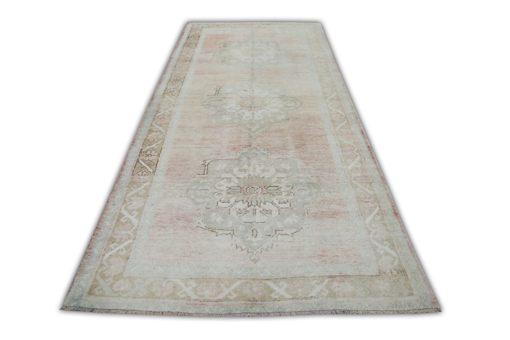 Turkish Vintage Anatolian Rug  4'9" x 10'8" #258