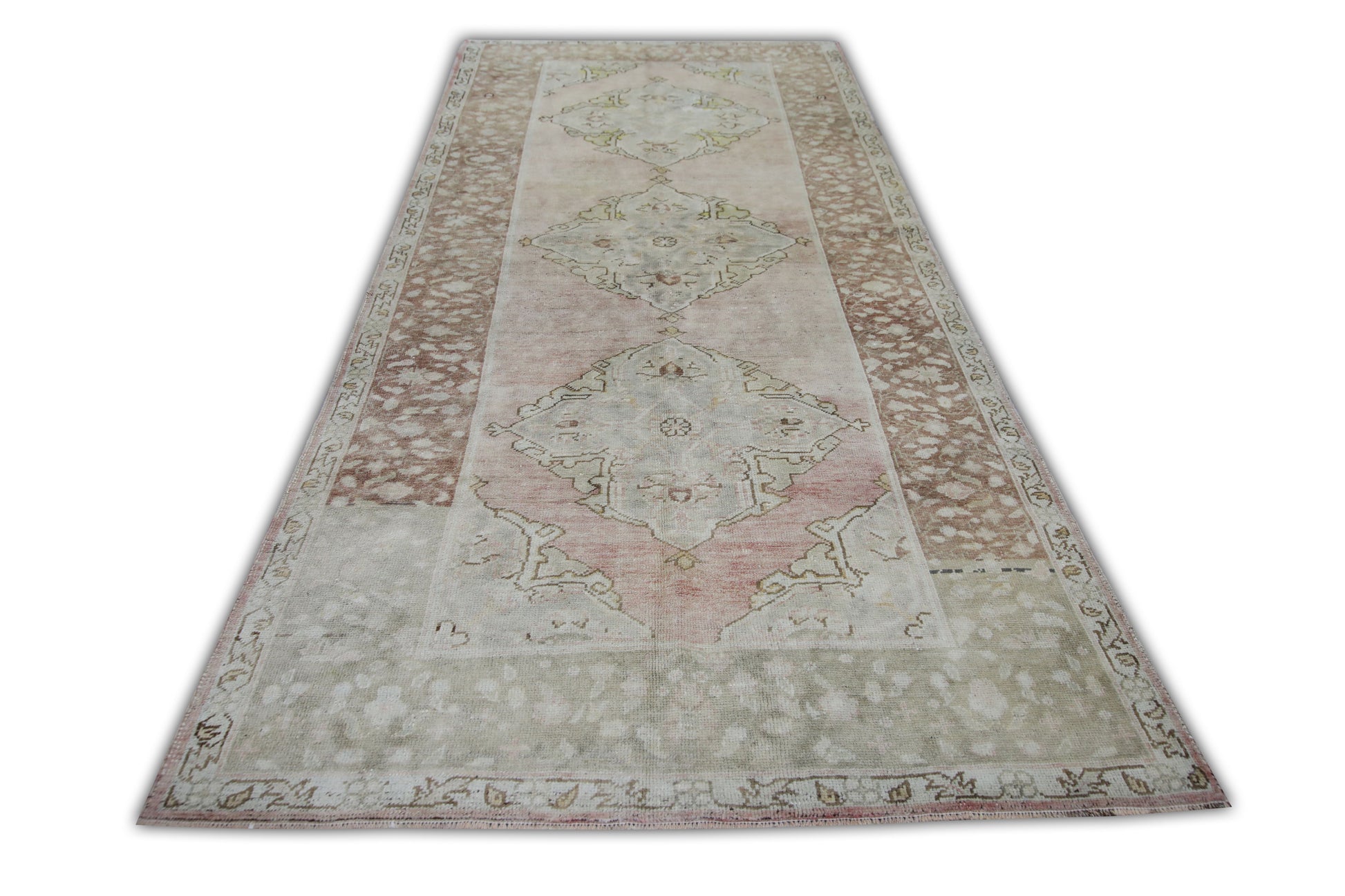 Turkish Vintage Anatolian Rug  4'10" x 11' #247